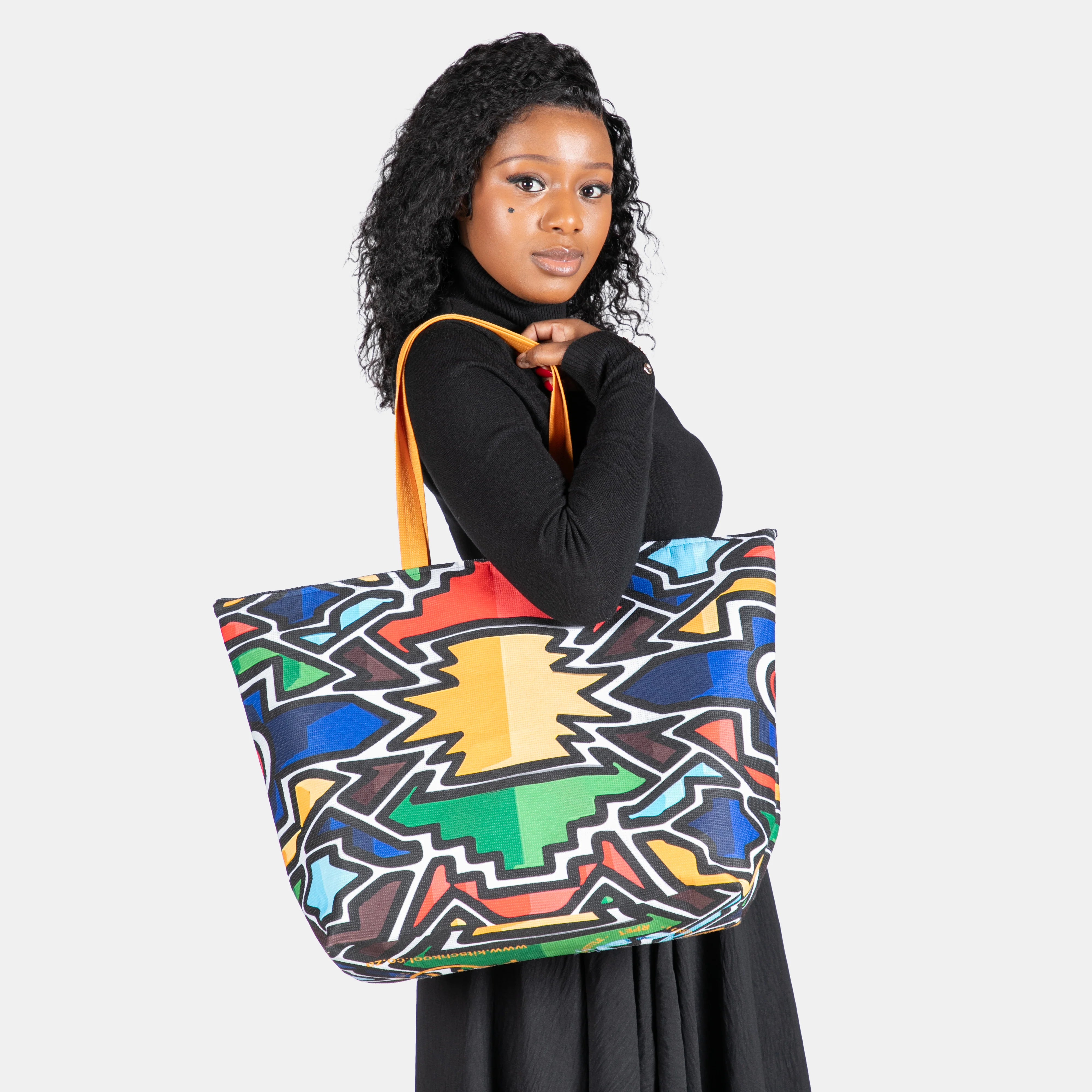 Ndebele XL Reusable Shopper with Zip