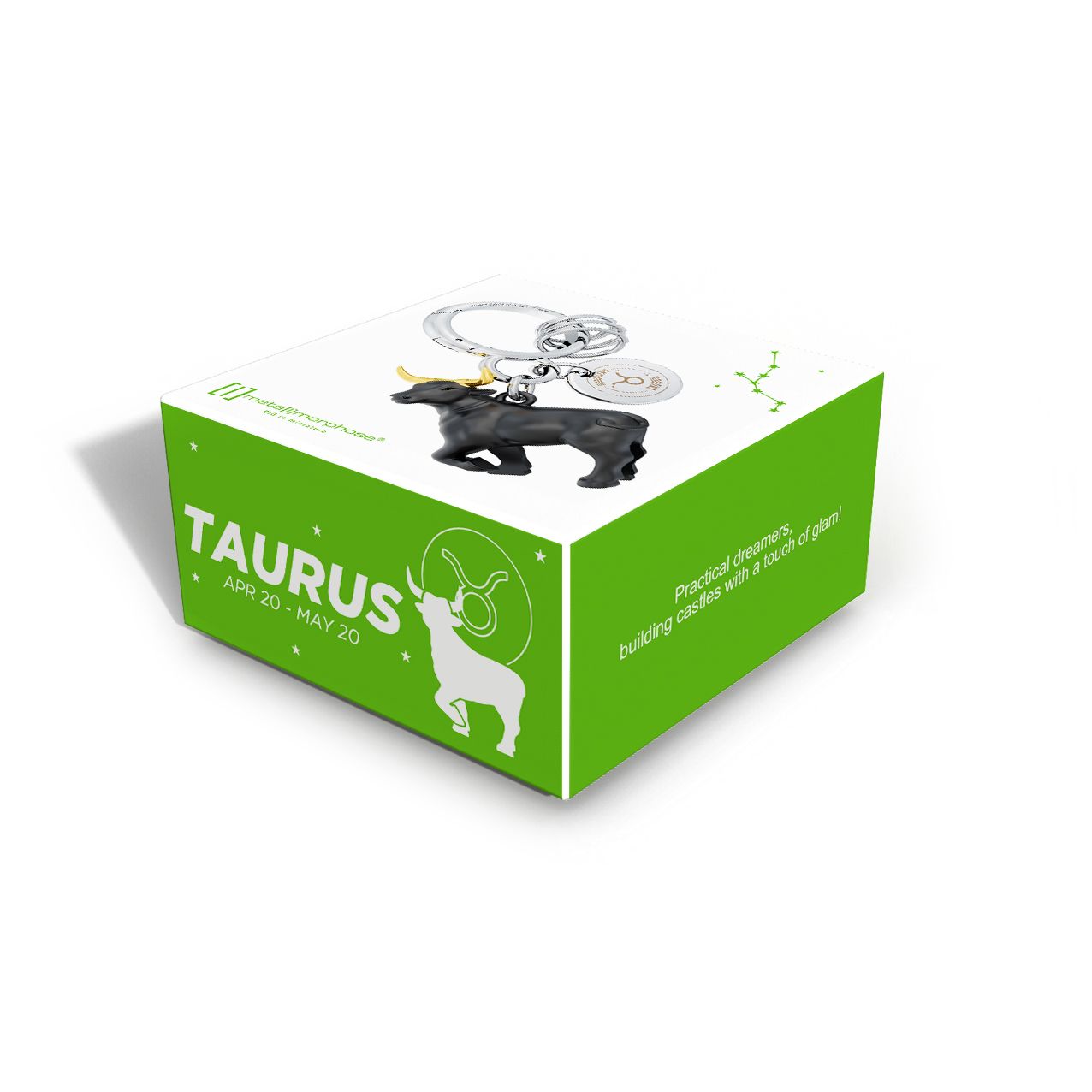 Zodiac Premium Metal Bag Charms