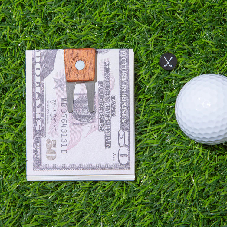 The Caddy Money Clip and Golfing Tool