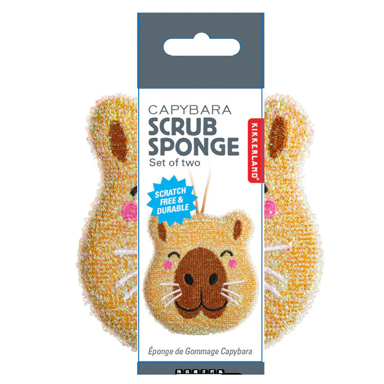 Capybara Scrub Sponges (set of 2)
