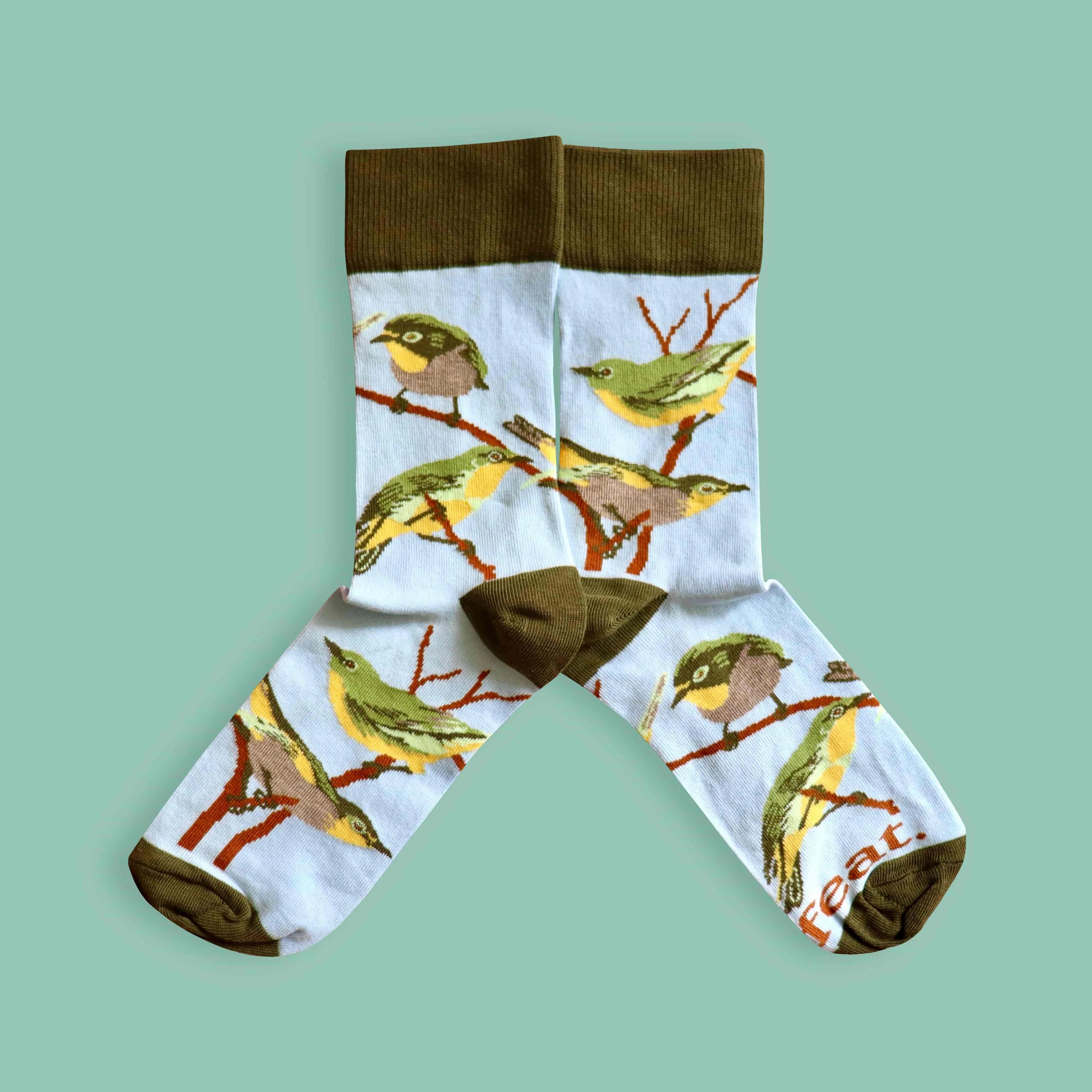 Cape White-Eye Socks (His & Hers sizes)