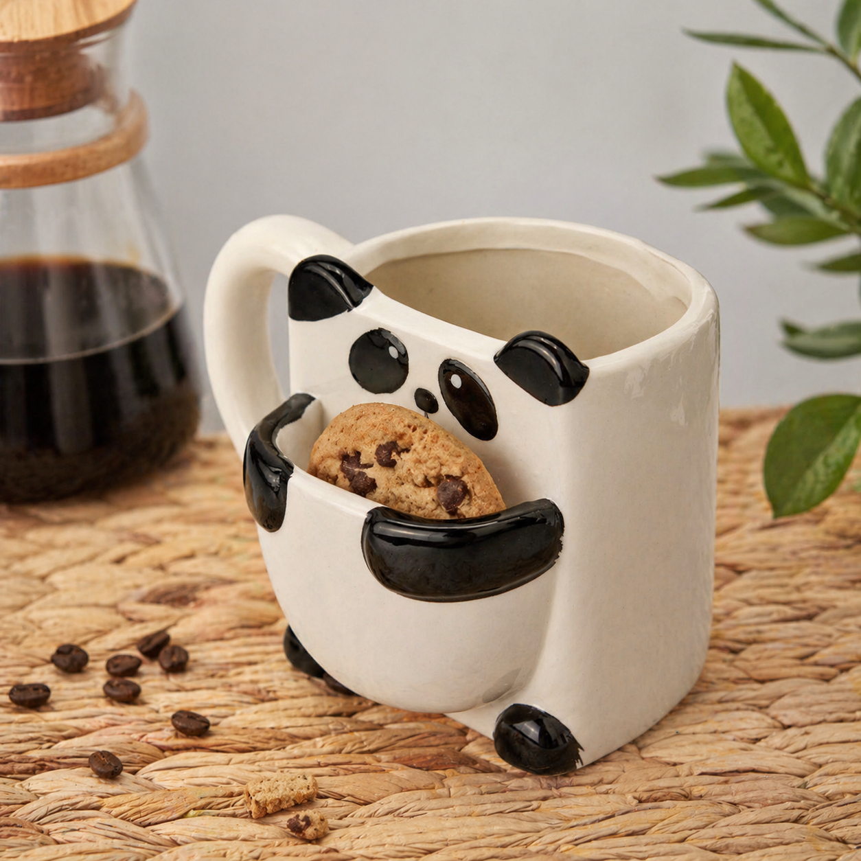 Panda Biscuit Pocket Mug