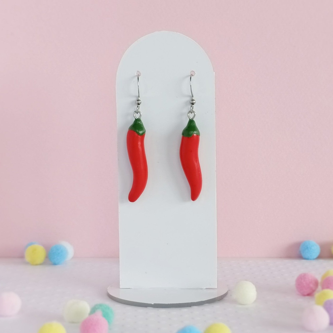 Chilli Pepper Dangle Earrings