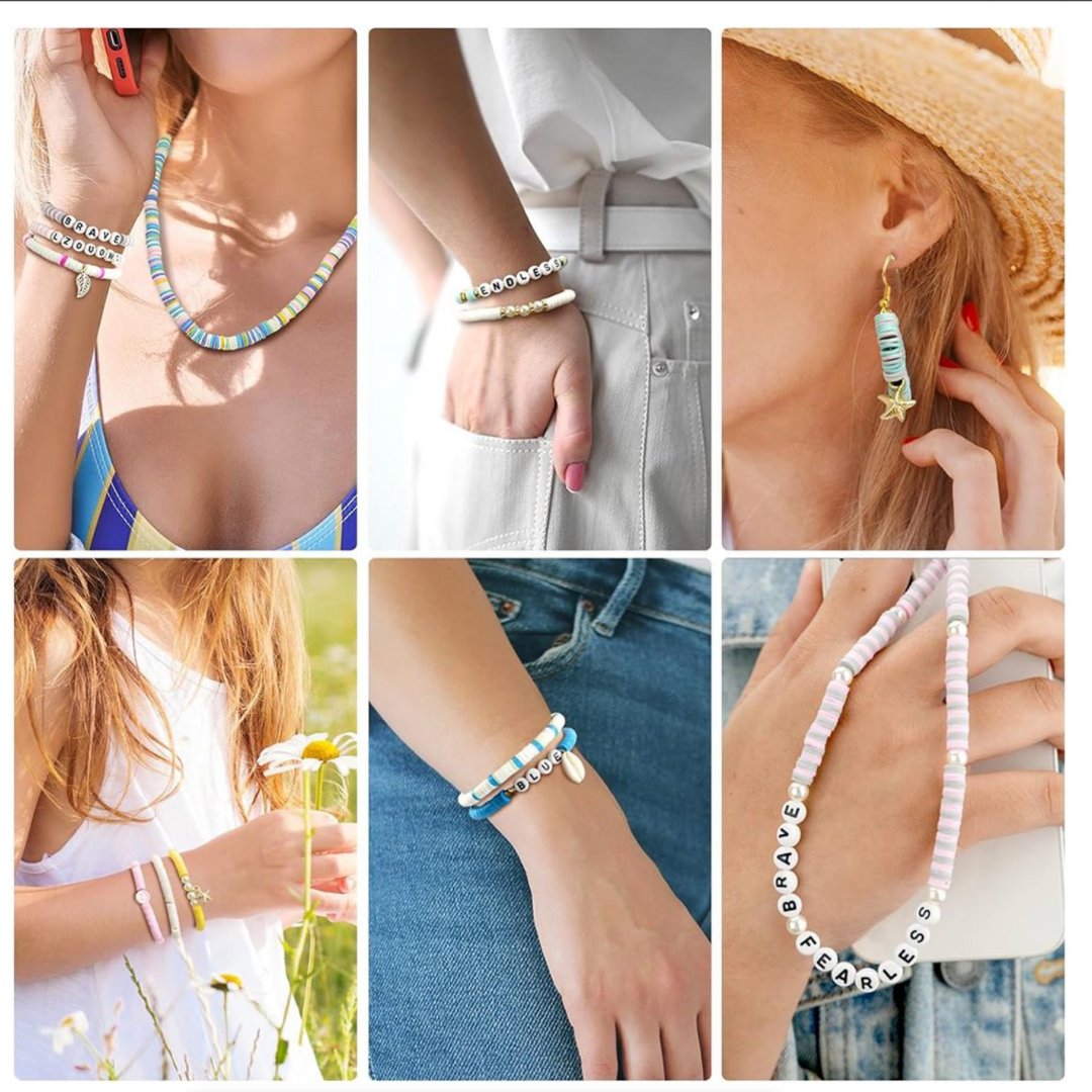 Clay Bead Jewellery Making Kit (6,000+pcs)