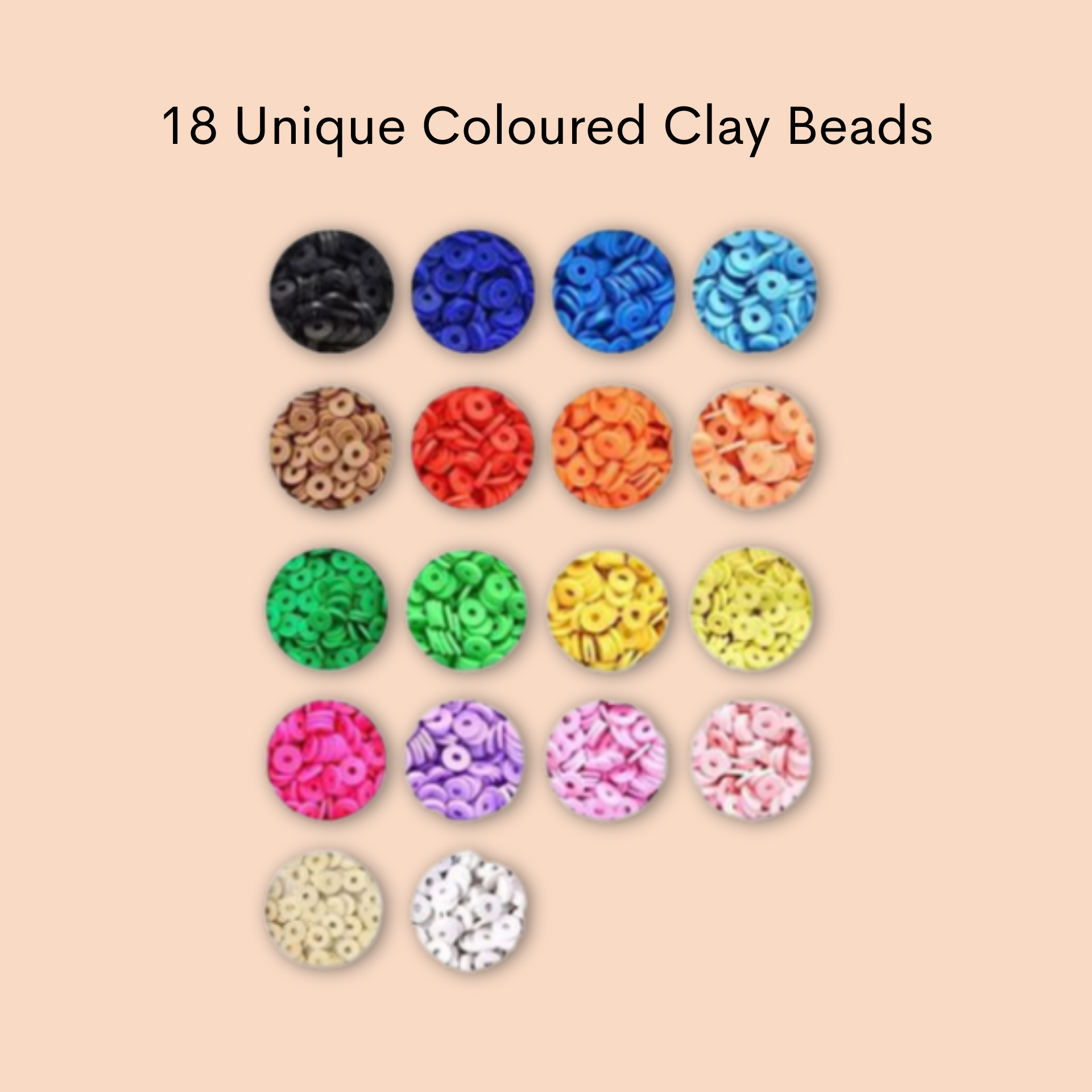 Clay Bead Jewellery Making Kit (6,000+pcs)