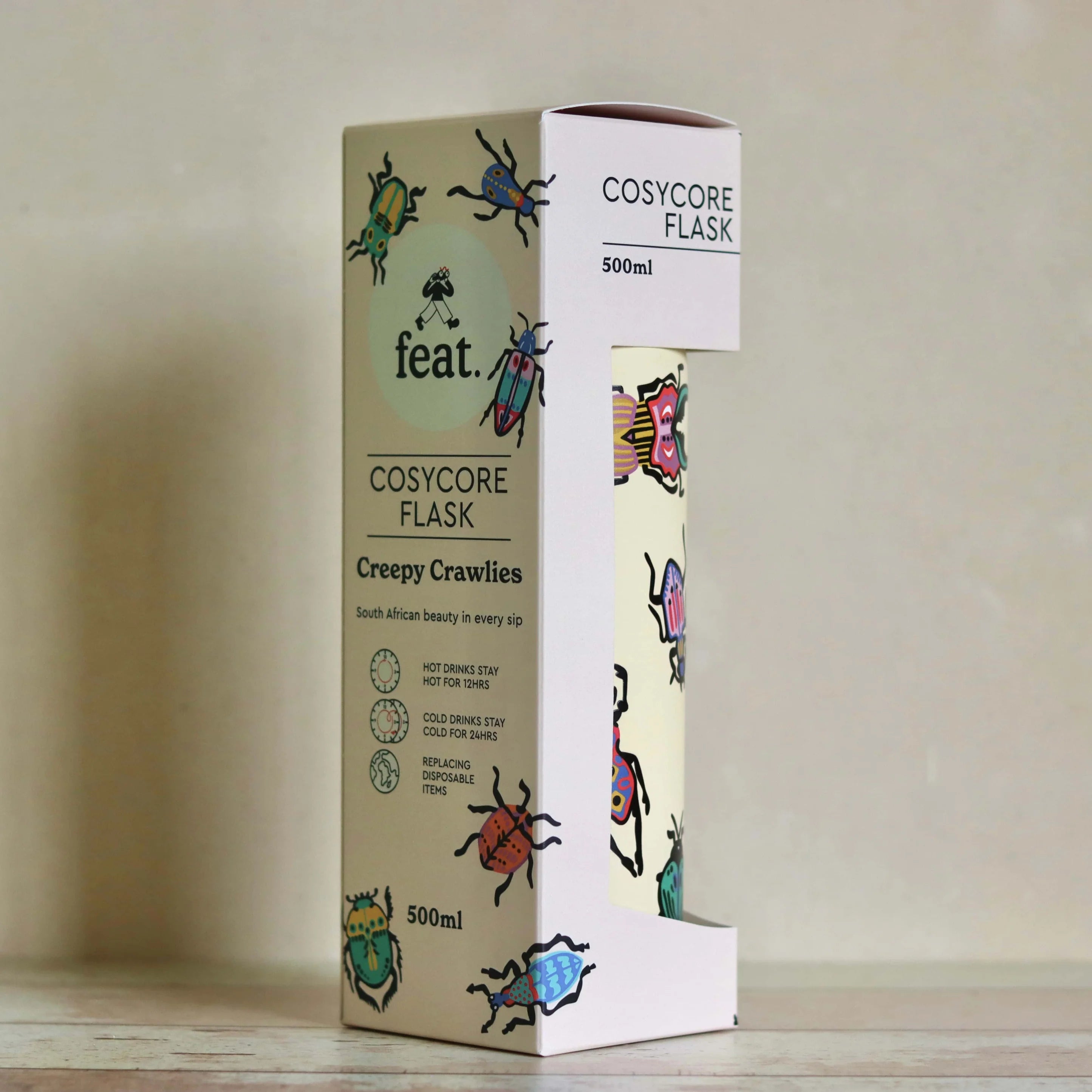 CosyCore Stainless Steel Flasks – Creepy Crawlies