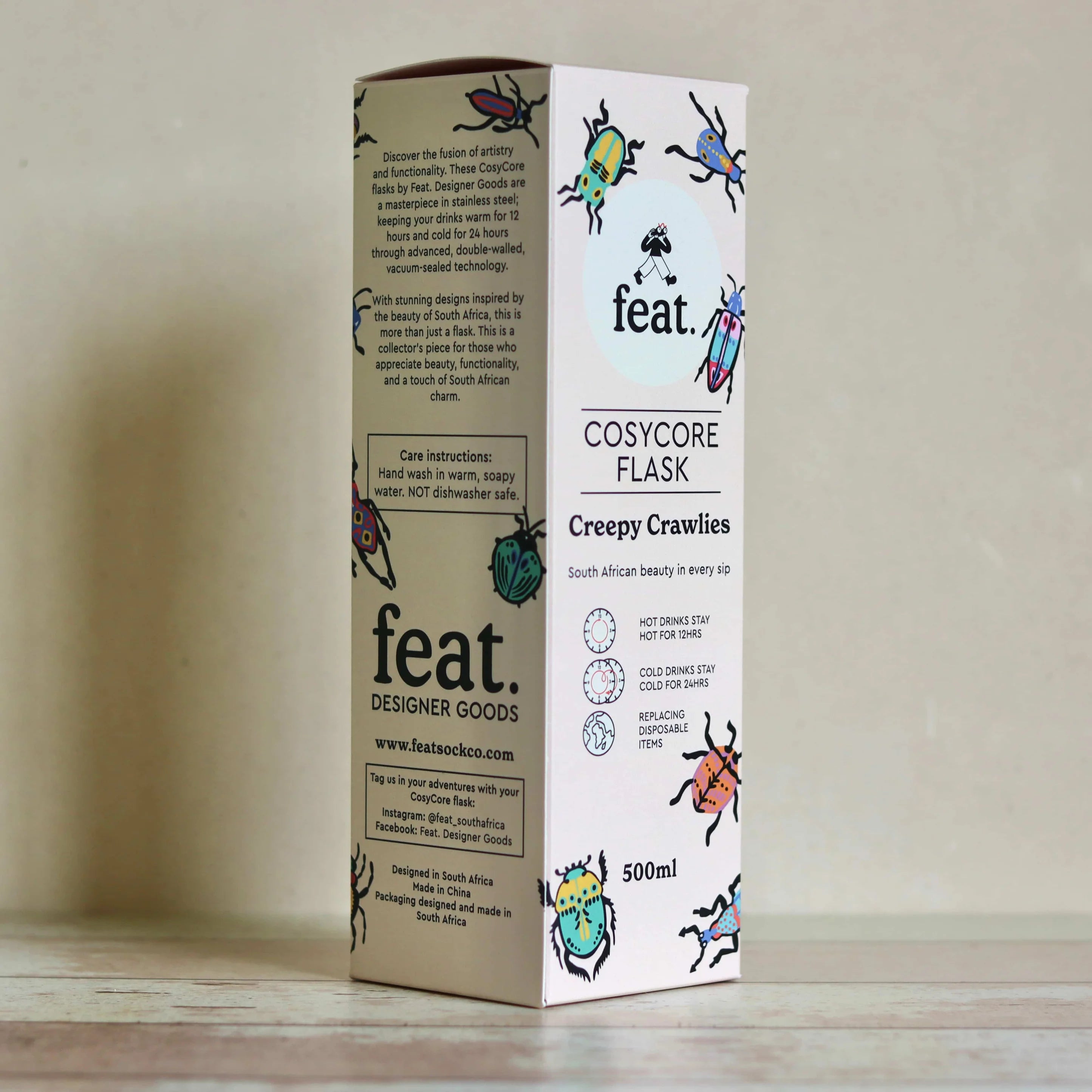 CosyCore Stainless Steel Flasks – Creepy Crawlies