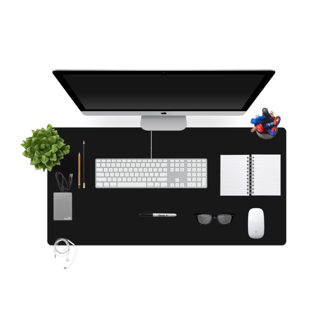 Non-Slip PU Leather Desk Mat (assorted colours)