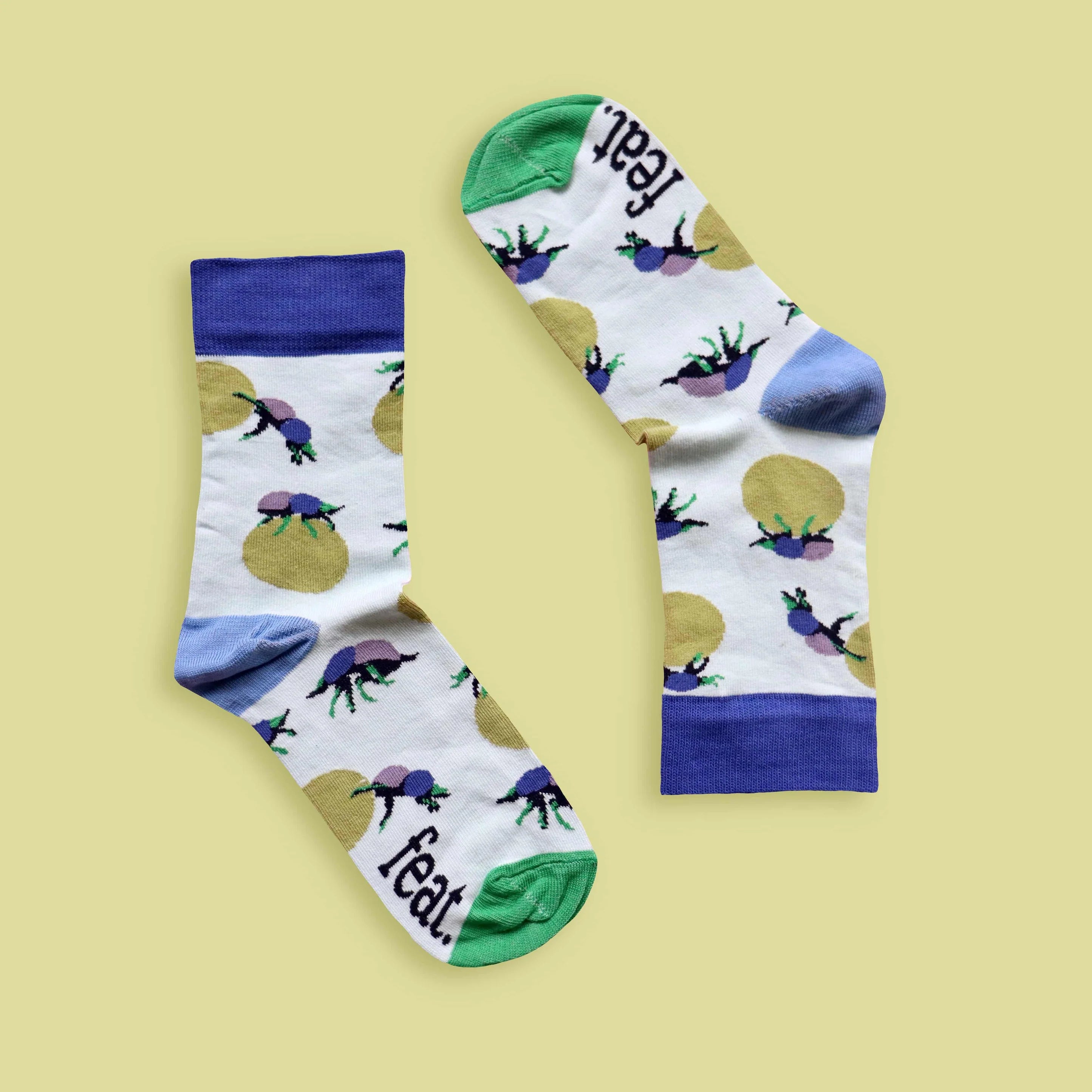 Dung Beetle Socks (His & Hers sizes)