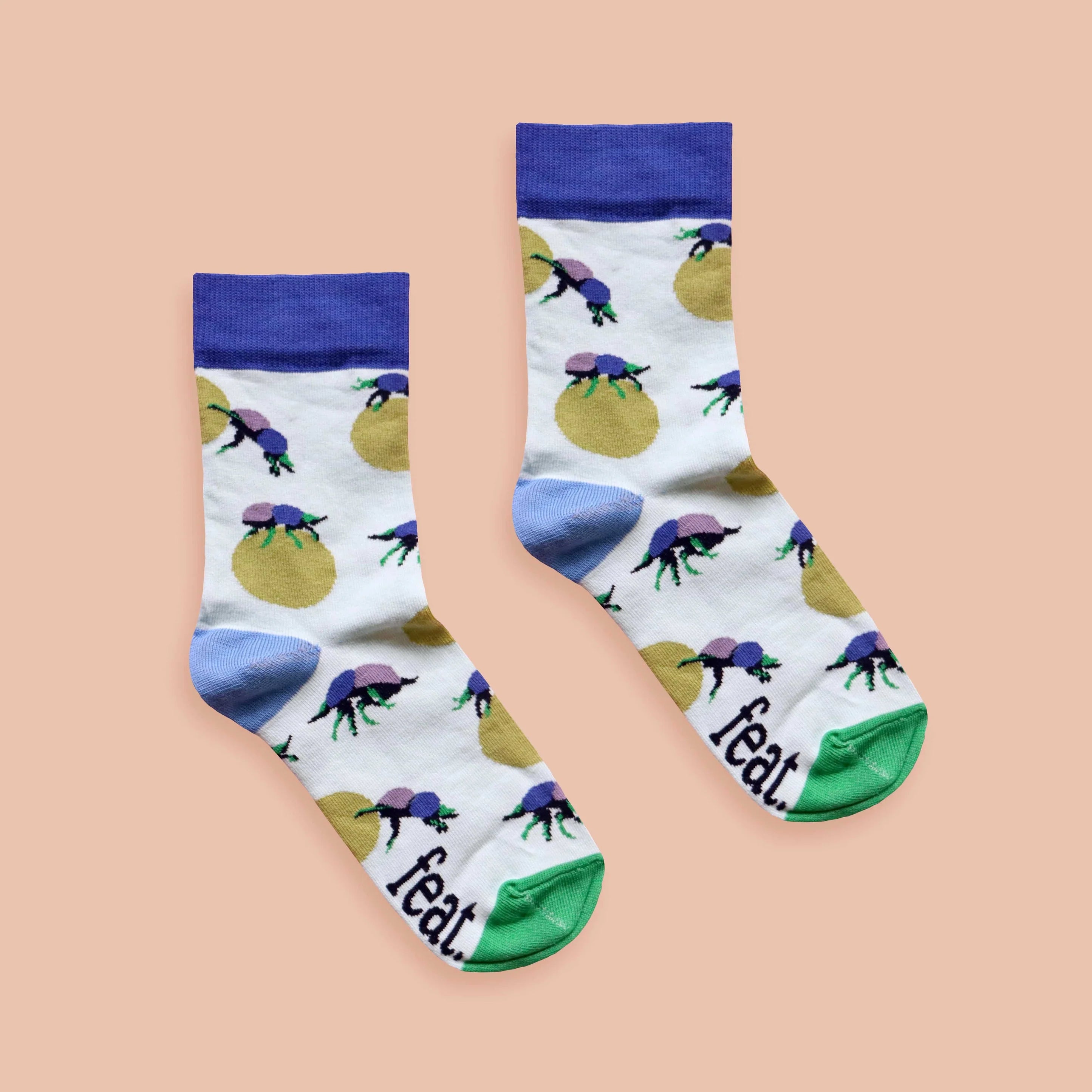 Dung Beetle Socks (His & Hers sizes)