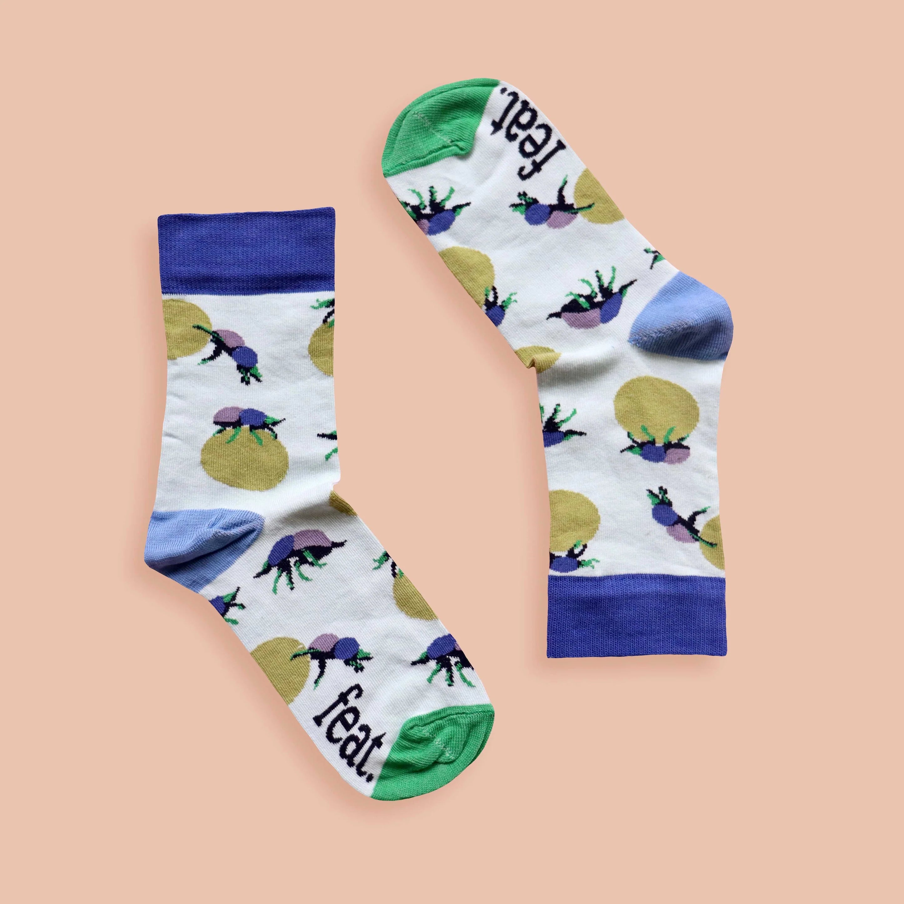 Dung Beetle Socks (His & Hers sizes)