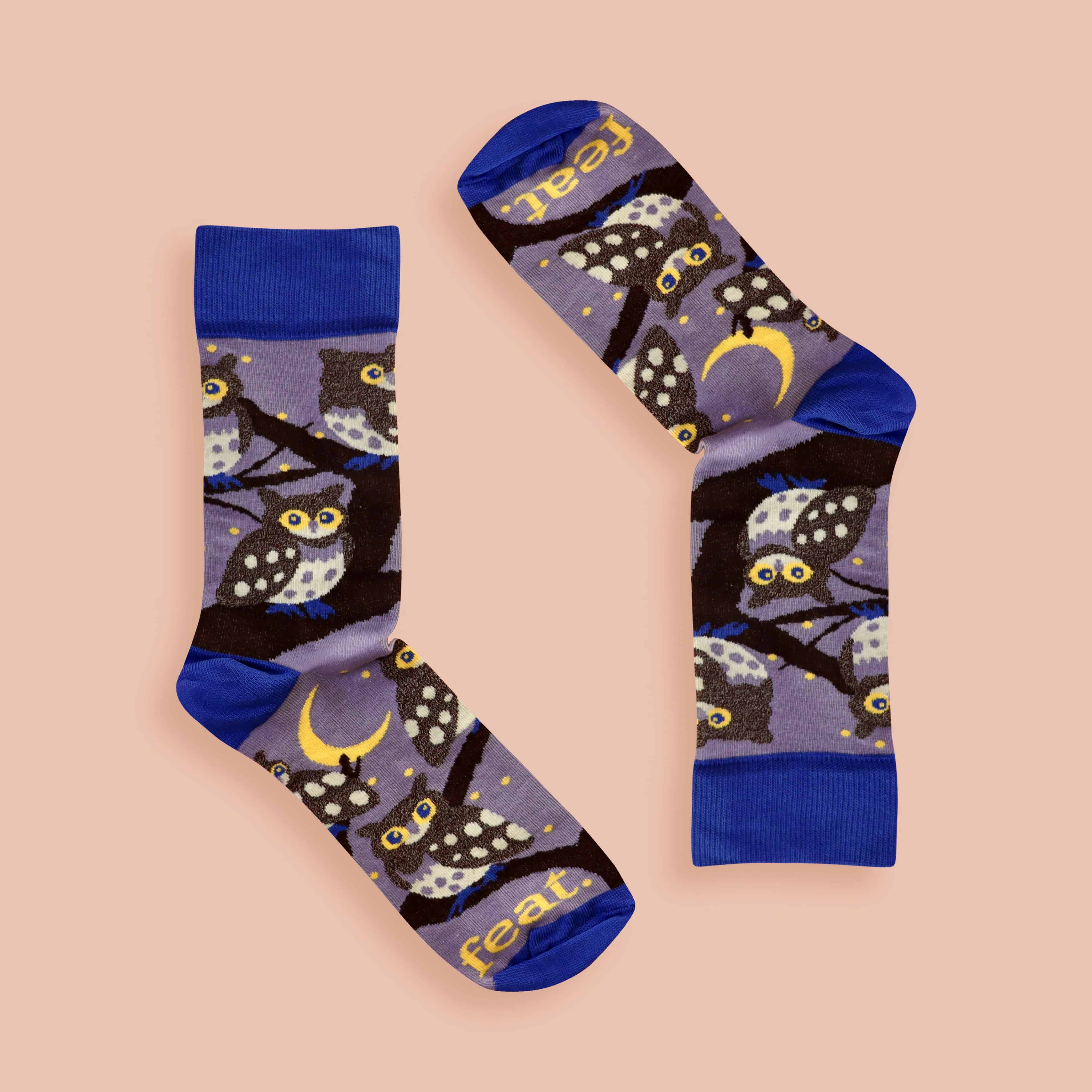 Cape Eagle Owl Socks (His & Hers Sizes)