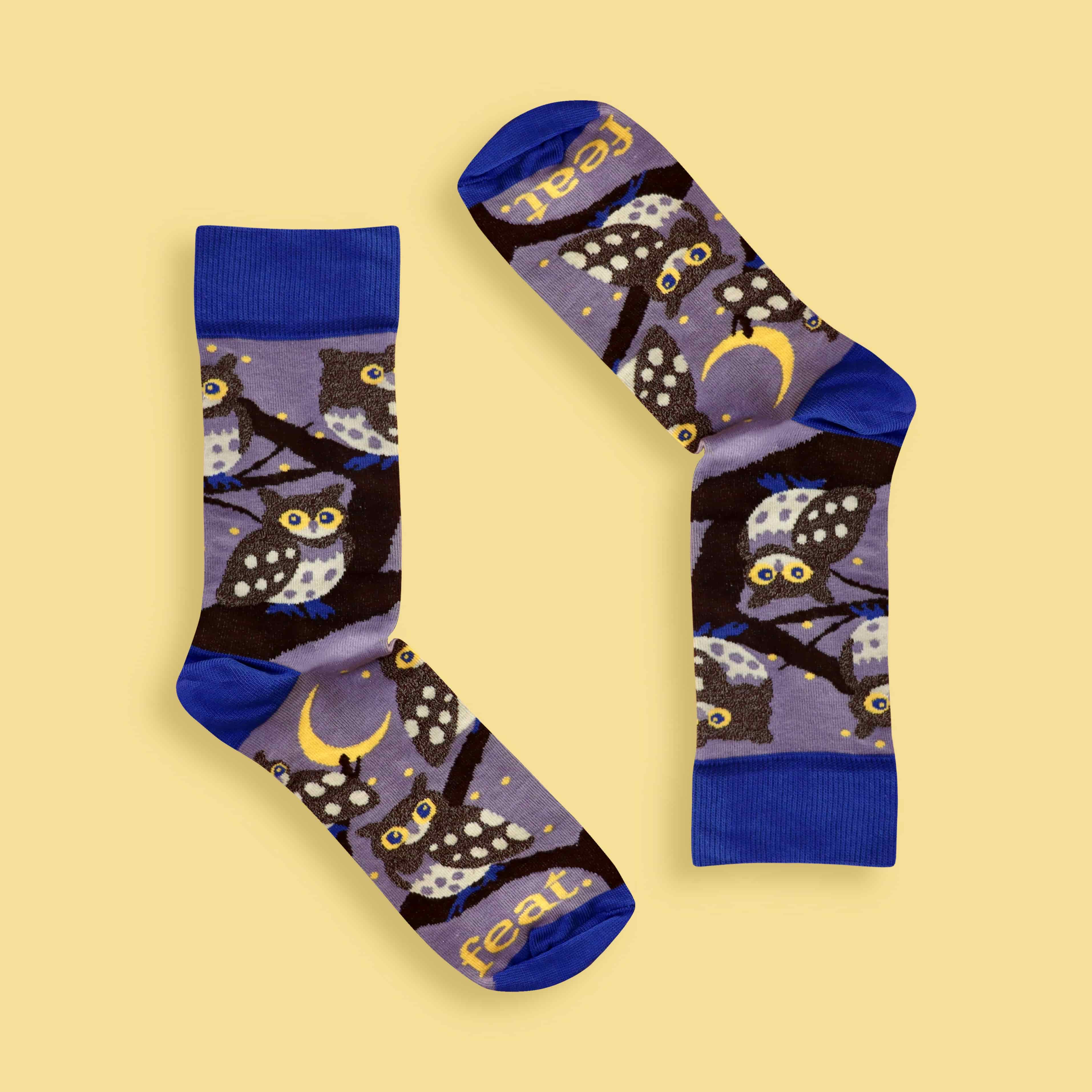 Cape Eagle Owl Socks (His & Hers Sizes)