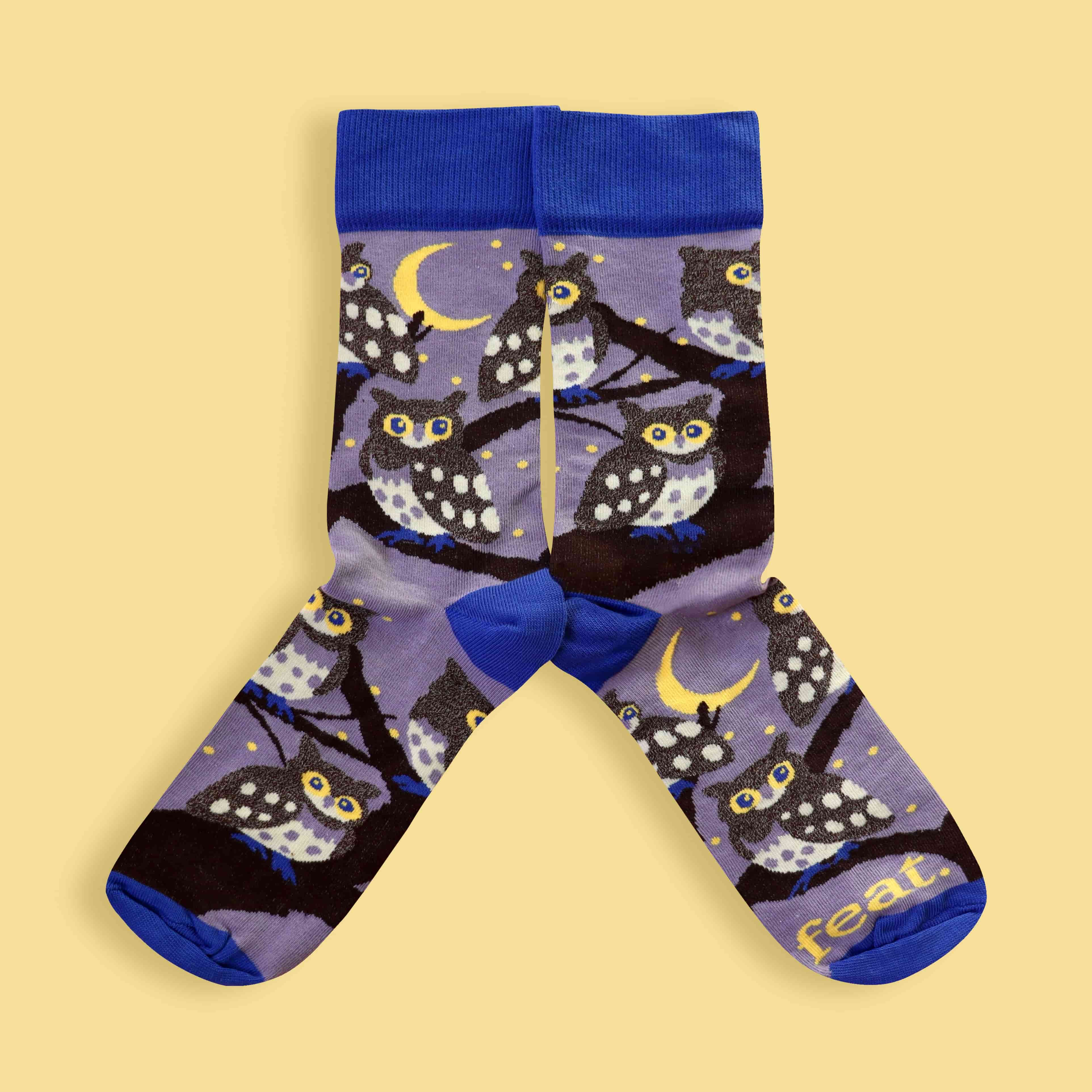 Cape Eagle Owl Socks (His & Hers Sizes)