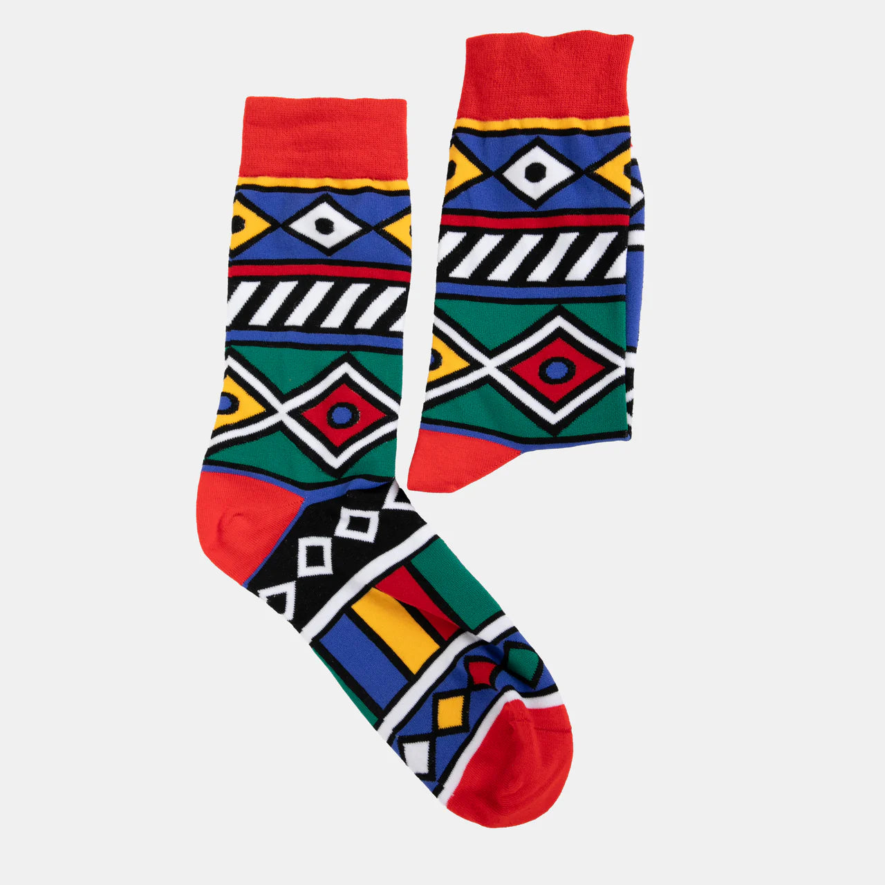 Men's Bright Ndebele Socks