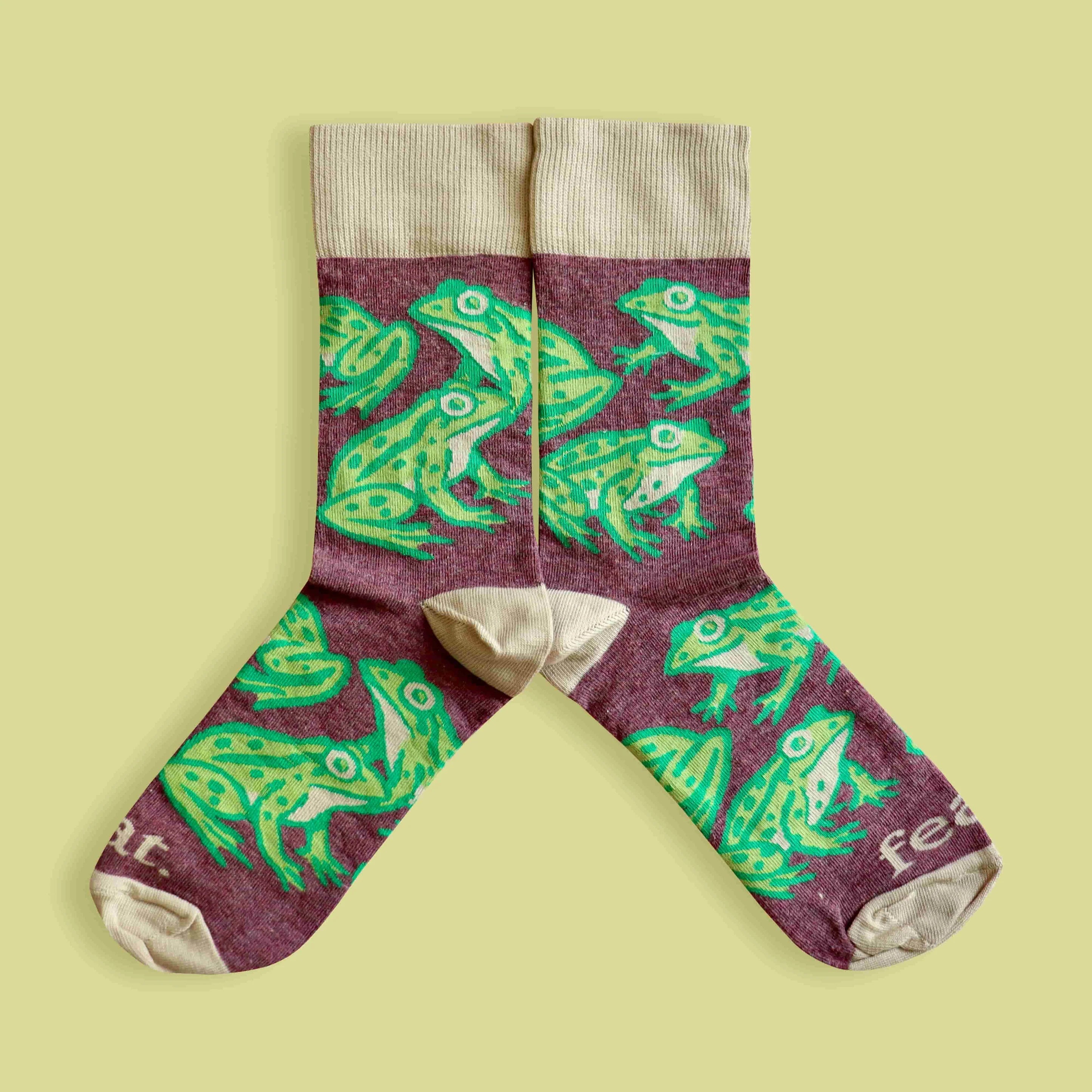 Cape River Frog Socks (His & Hers sizes)