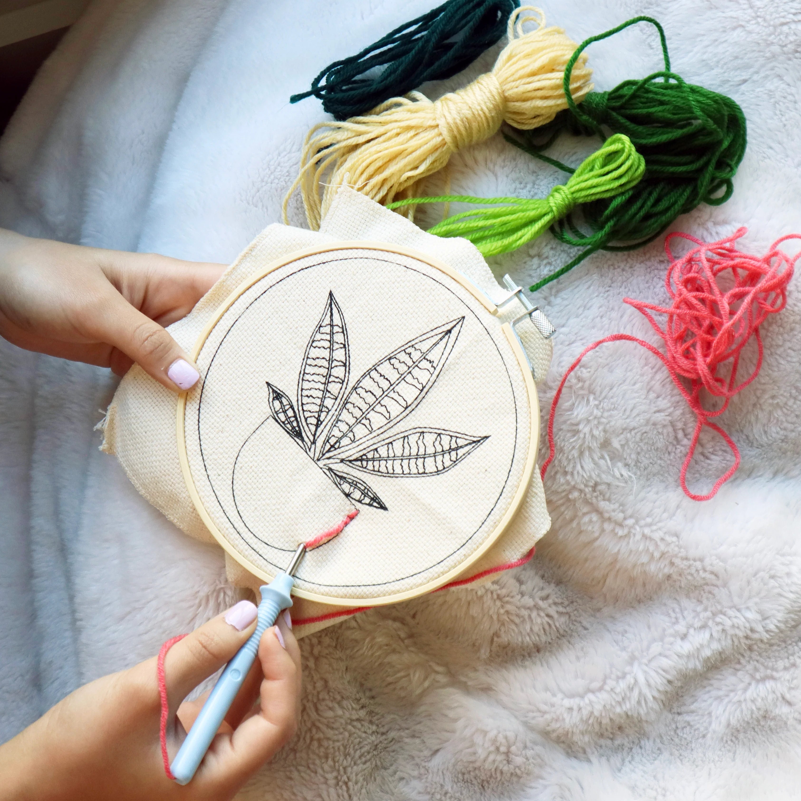 Punch Needle Embroidery Kits (assorted designs) - NEW DESIGNS!