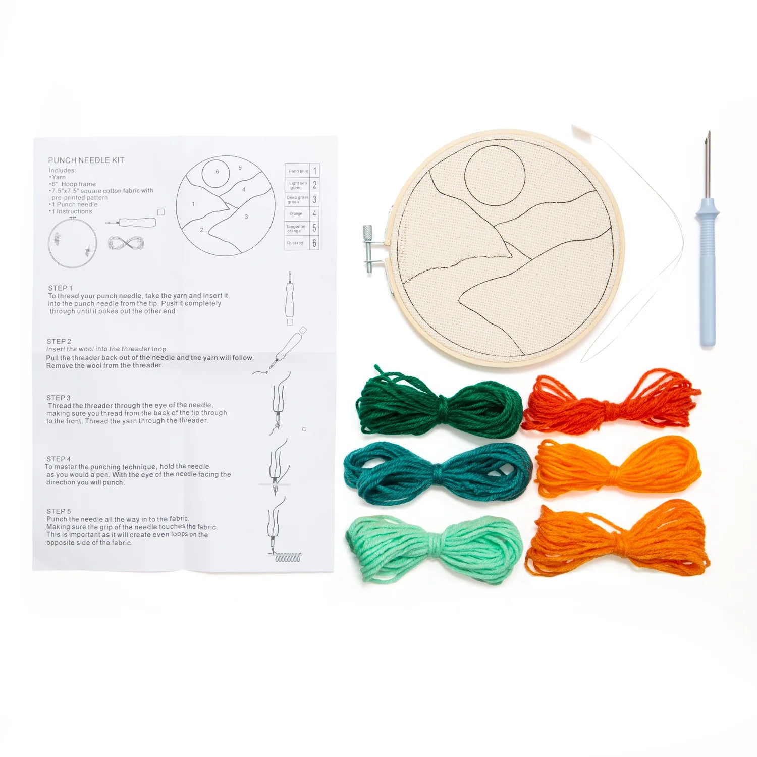 Punch Needle Embroidery Kits (assorted designs) - NEW DESIGNS!