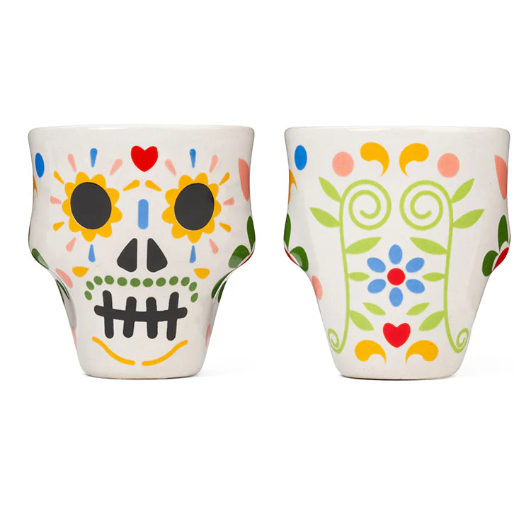 Sugar Skull Shot Glasses (Set of 2)