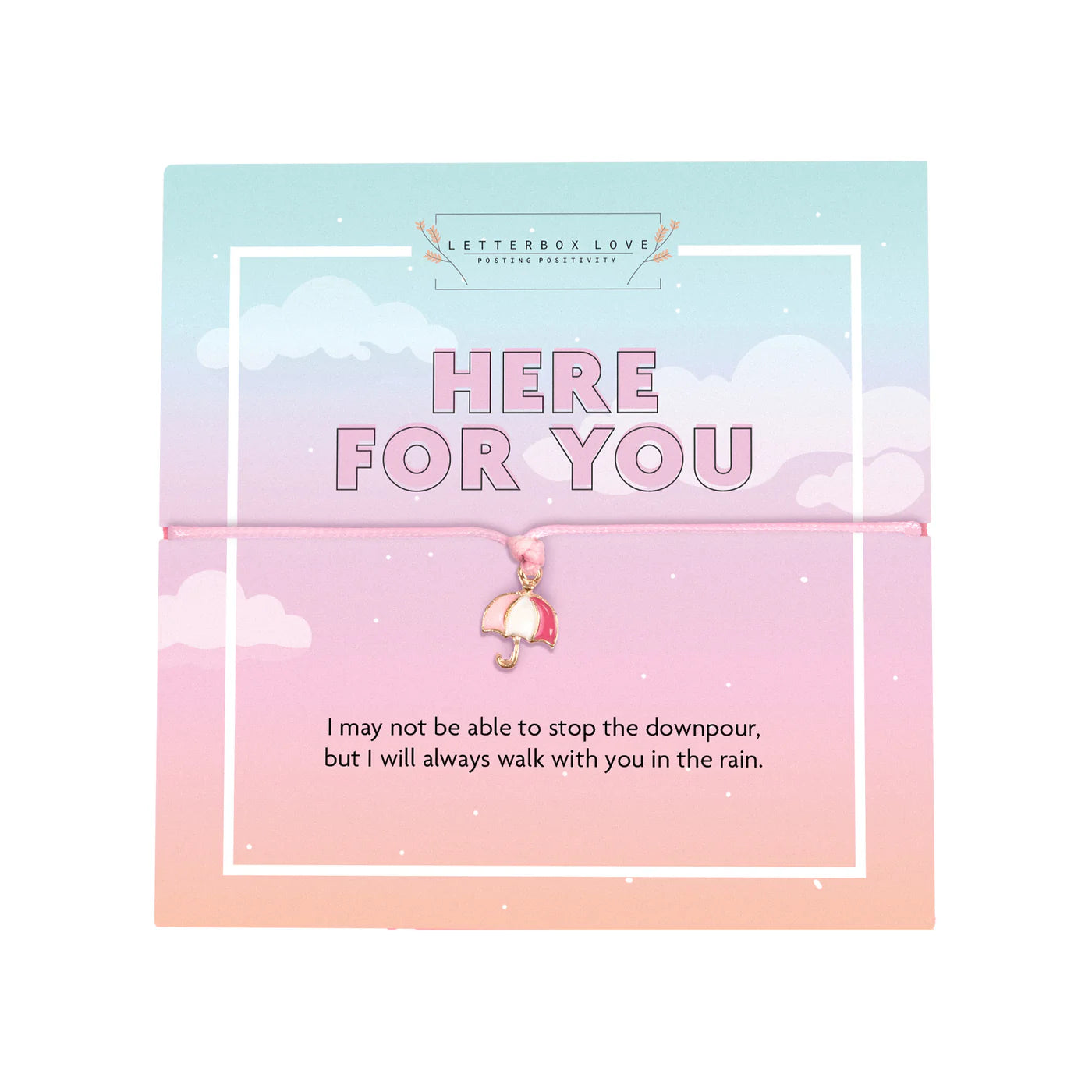 "Here For You" Keepsake Bracelet and Card Set