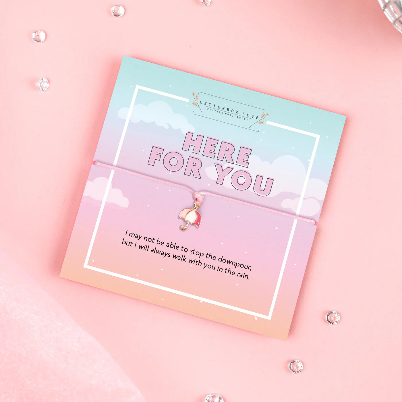 "Here For You" Keepsake Bracelet and Card Set