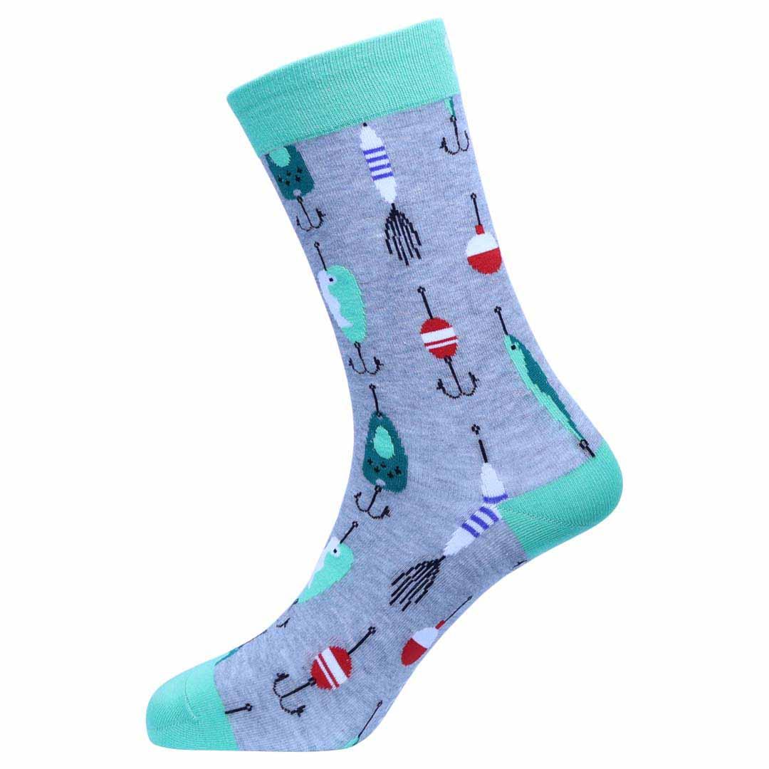 Men's "Hooked" Fishing Cotton Socks