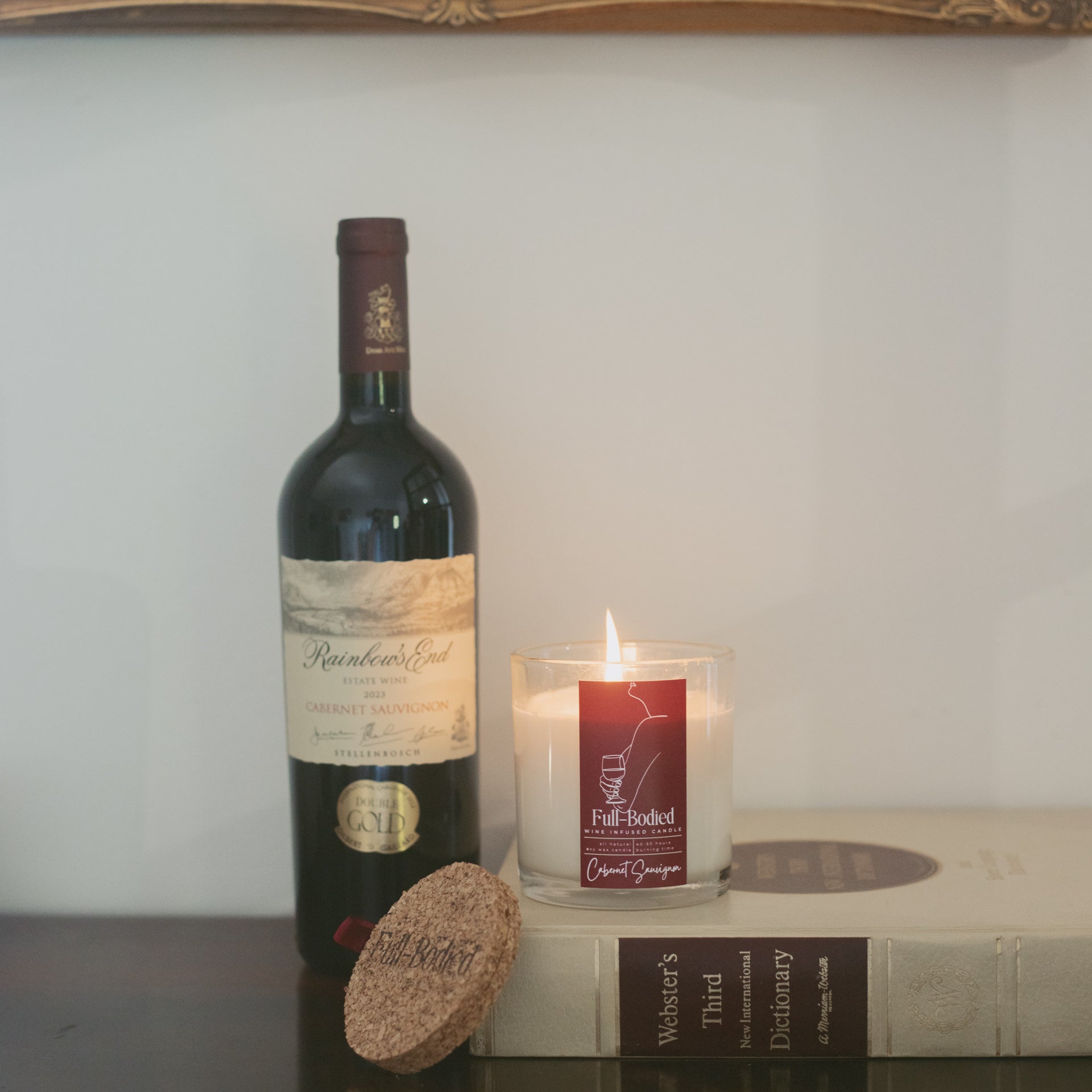 Wine-Infused Natural Soy Wax Scented Candles (assorted)