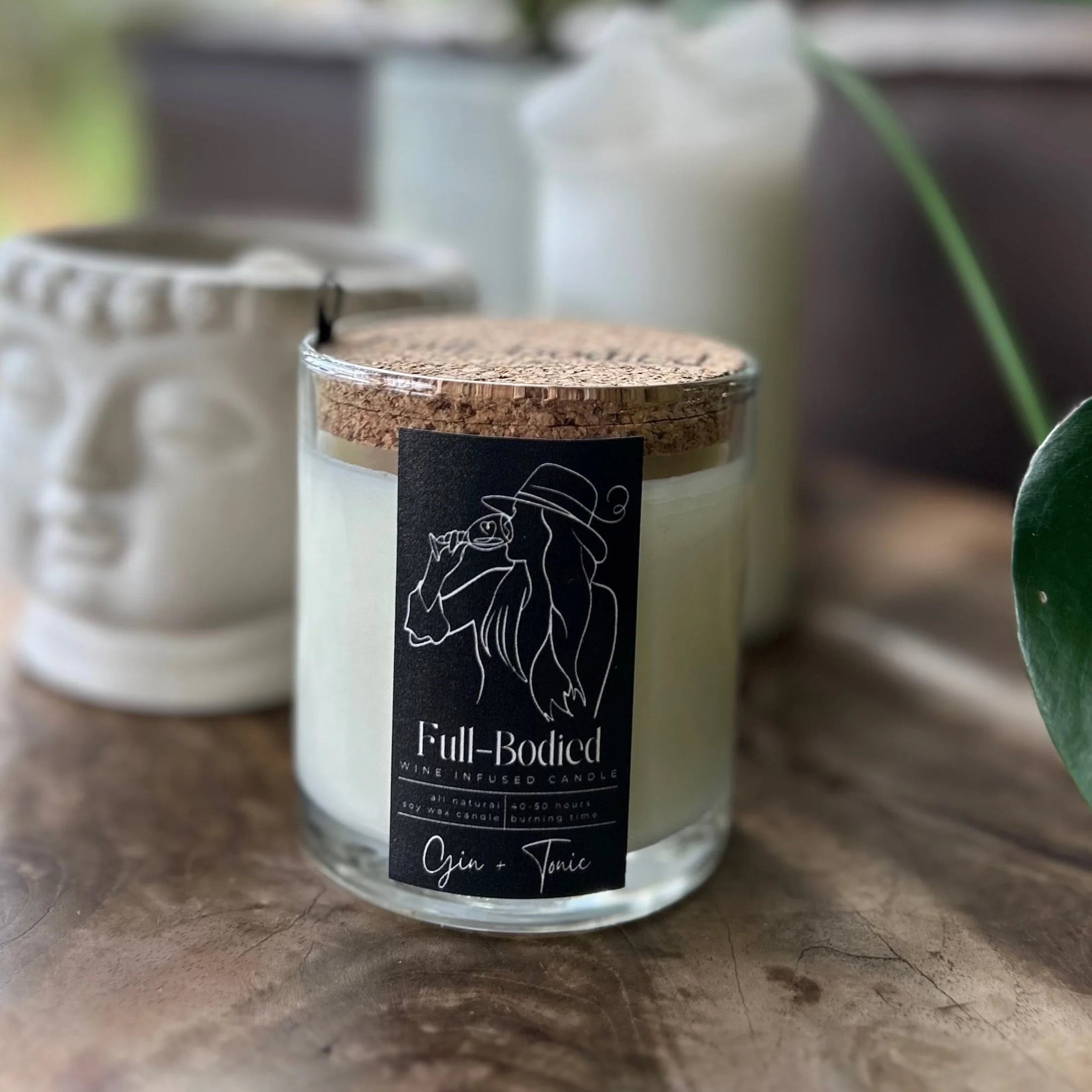 Wine-Infused Natural Soy Wax Scented Candles (assorted)