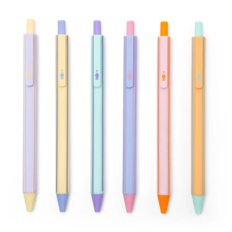 Inkerie Glitter Gel Pens (set of 6)