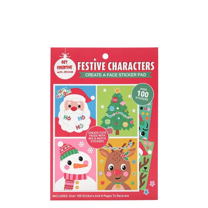Christmas Characters "Create-a-Face" Sticker Pad