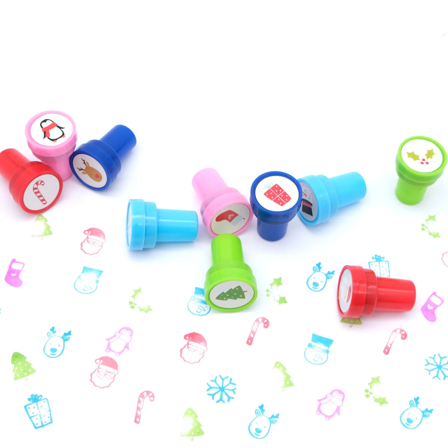 Festive Christmas Stamps (set of 10)