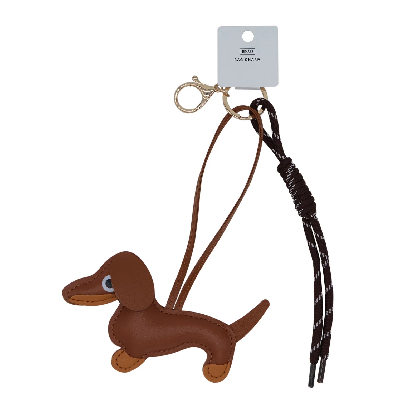 Dachshund PU Leather Bag Charm