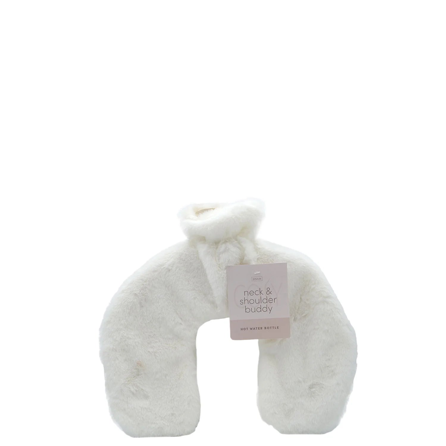 Cosy U-Shaped Neck & Shoulder Hot Water Bottle with Plush Cover