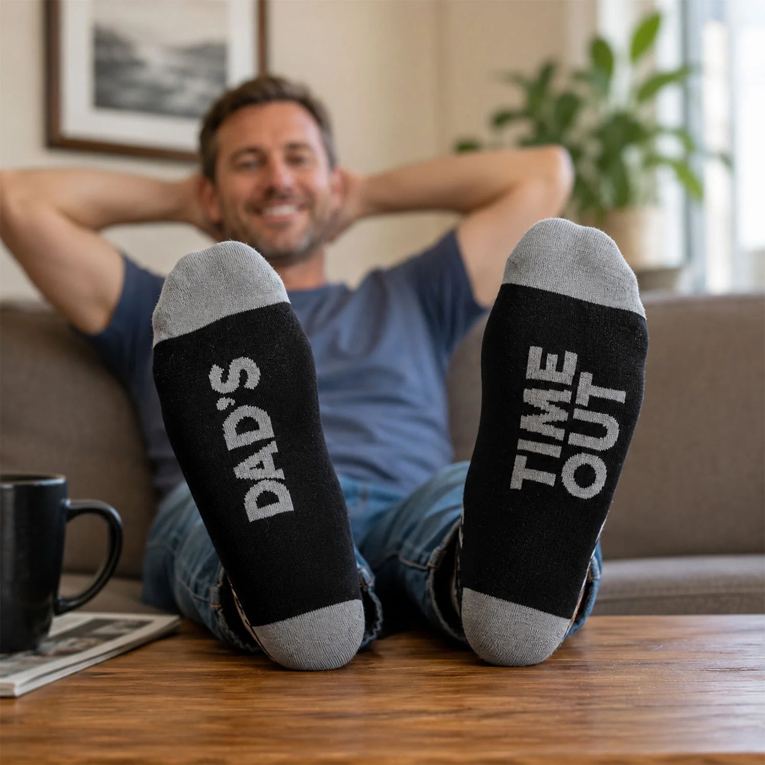 Dad's "Time Out" Novelty Socks
