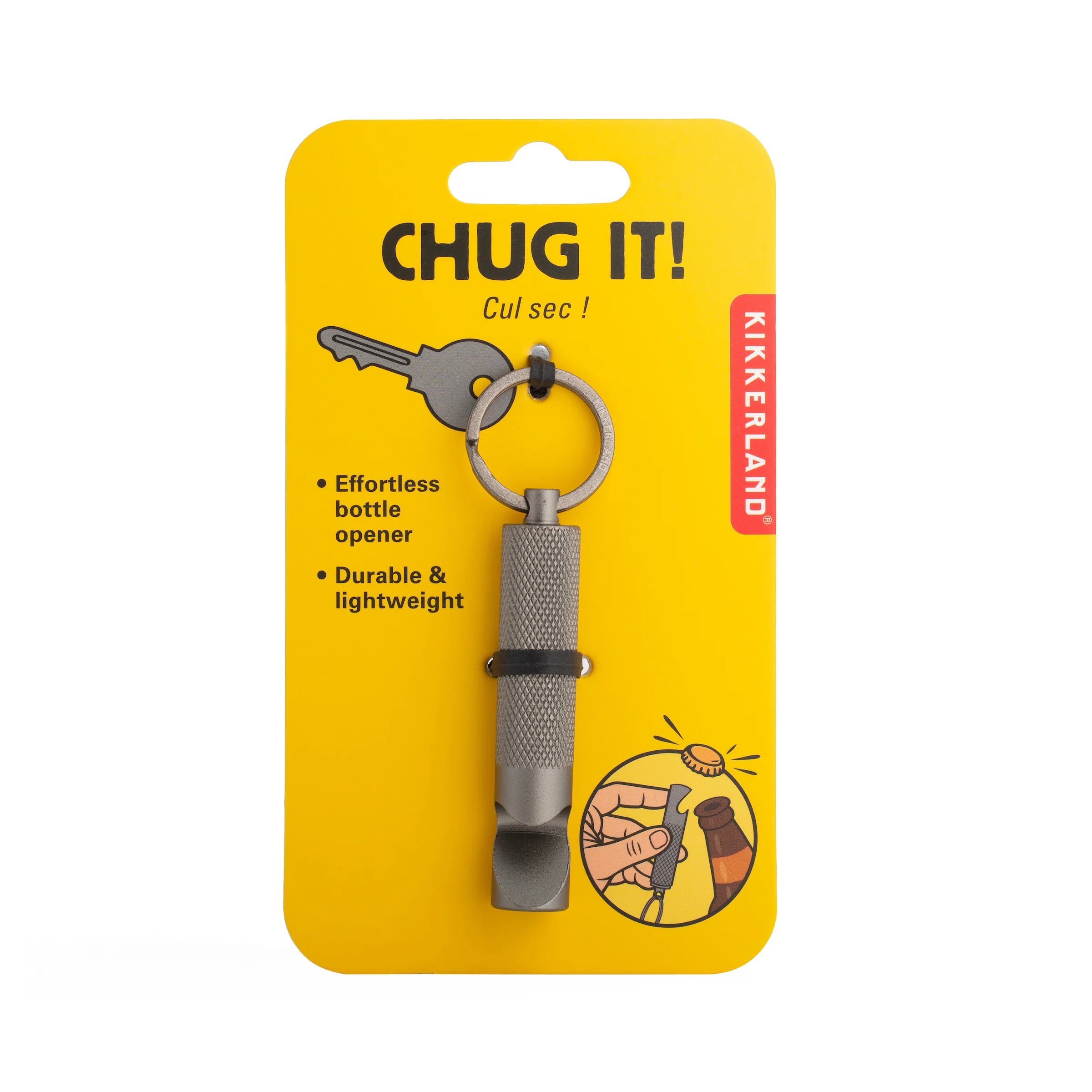 Chug It! – Bottle Opener Keyring