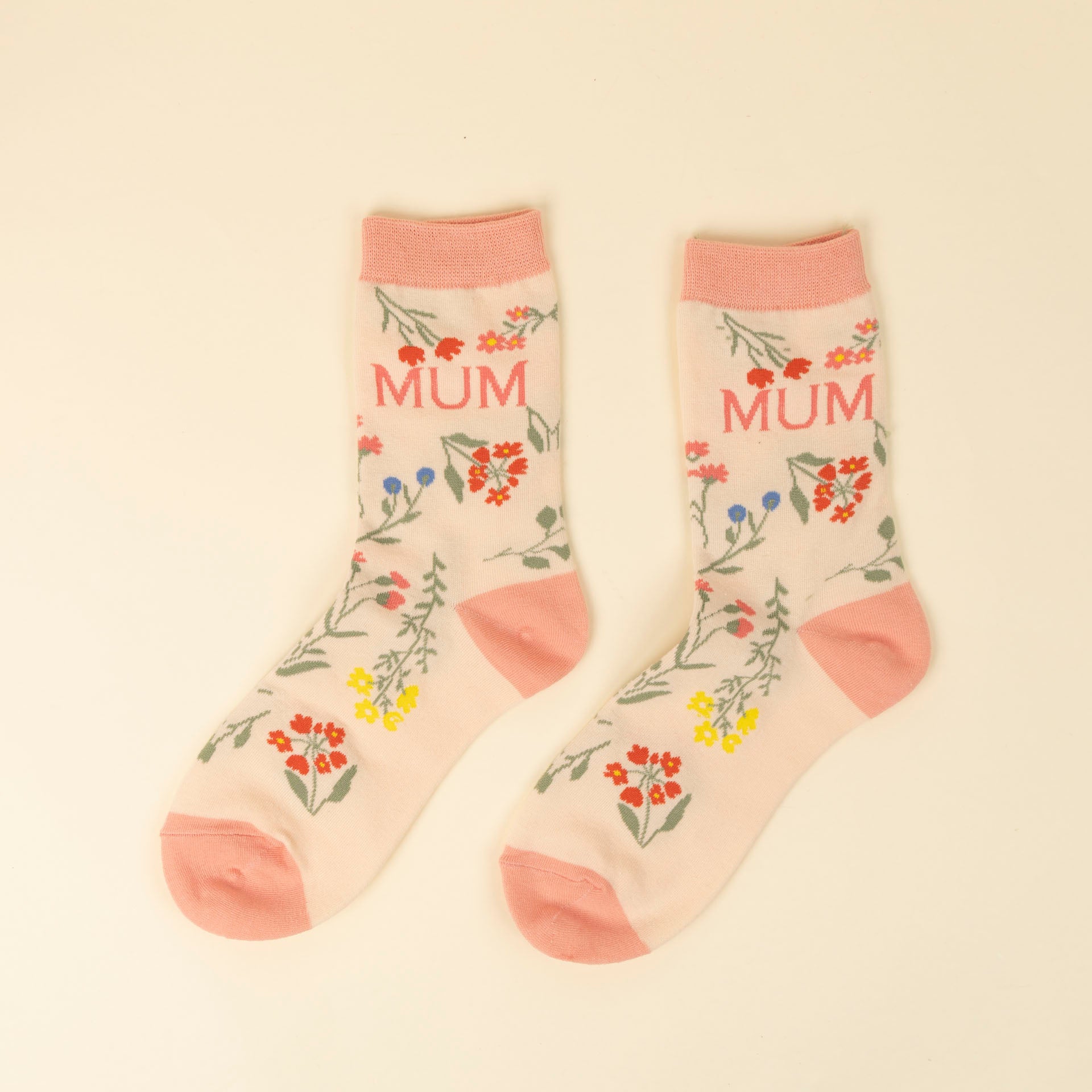 "Mum" Floral Socks