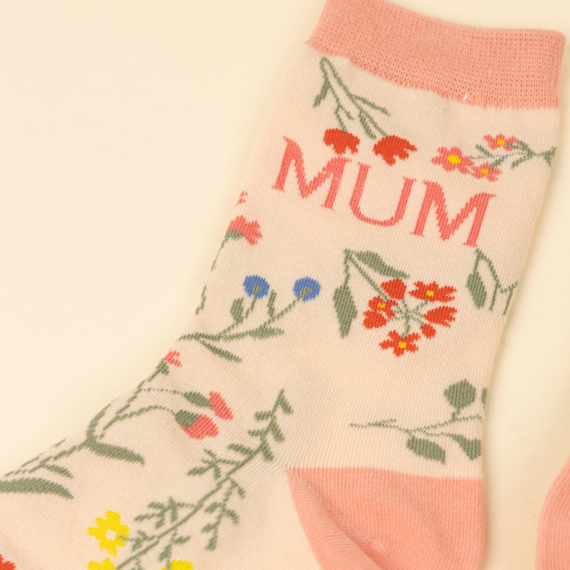 "Mum" Floral Socks
