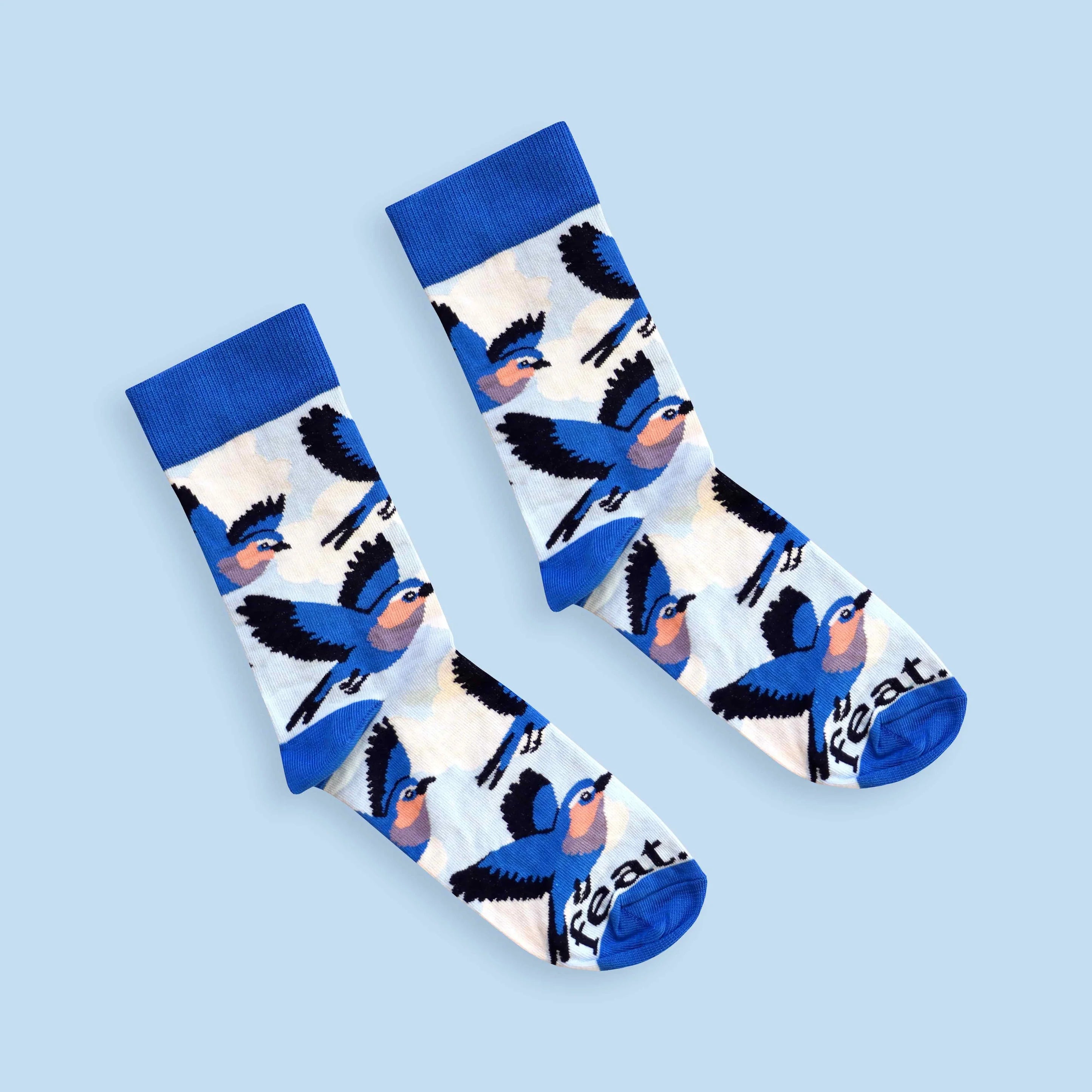 Lilac Breasted Roller Socks (His & Hers sizes)