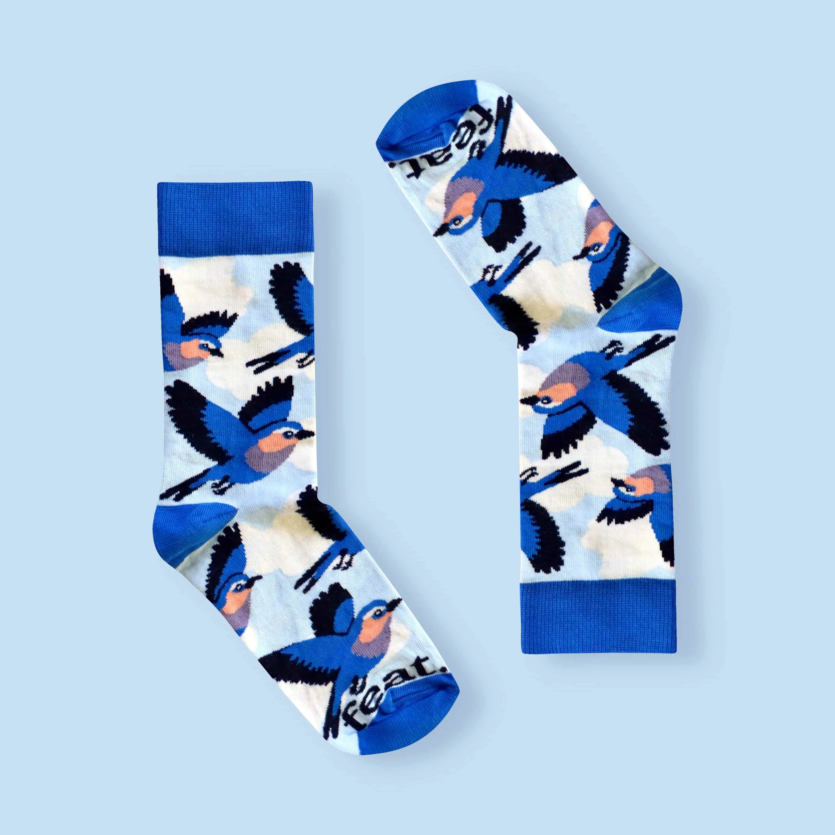 Lilac Breasted Roller Socks (His & Hers sizes)