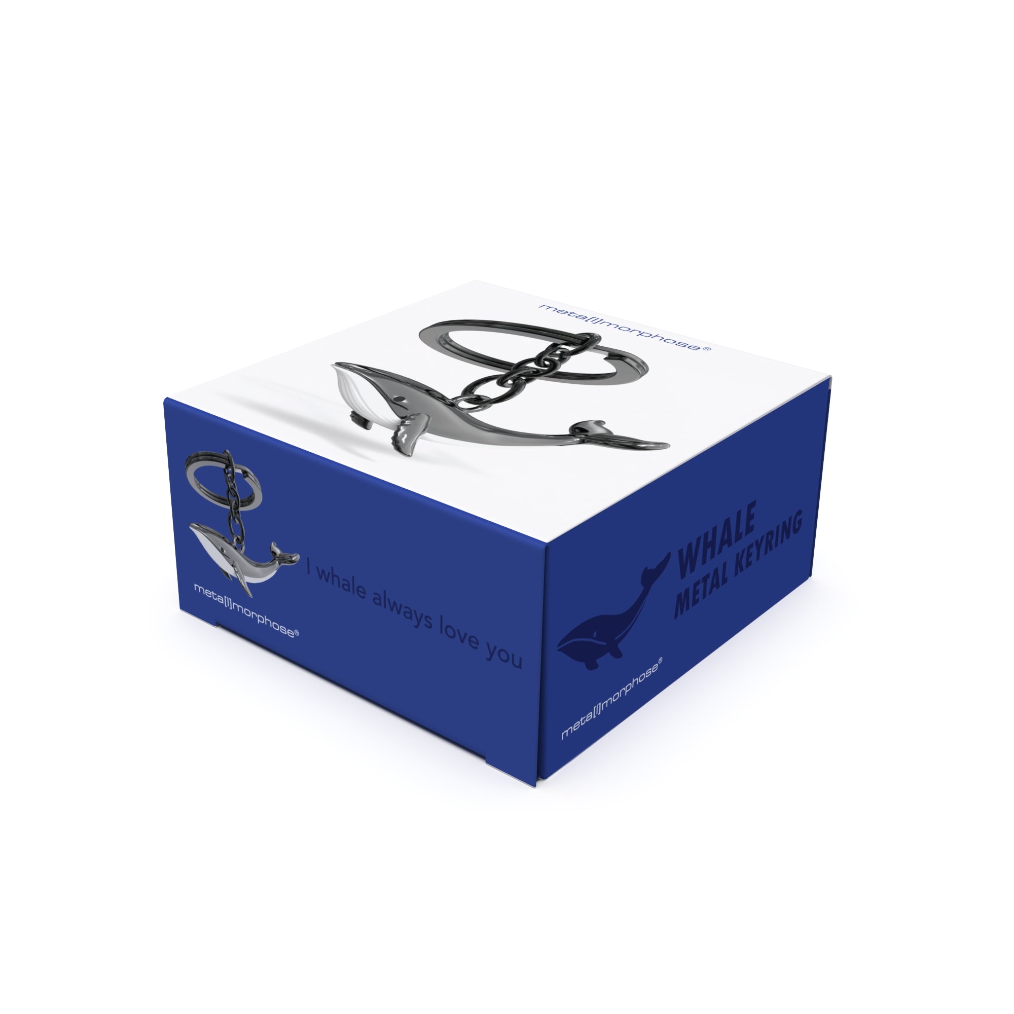 Whale Premium Metal Keyring
