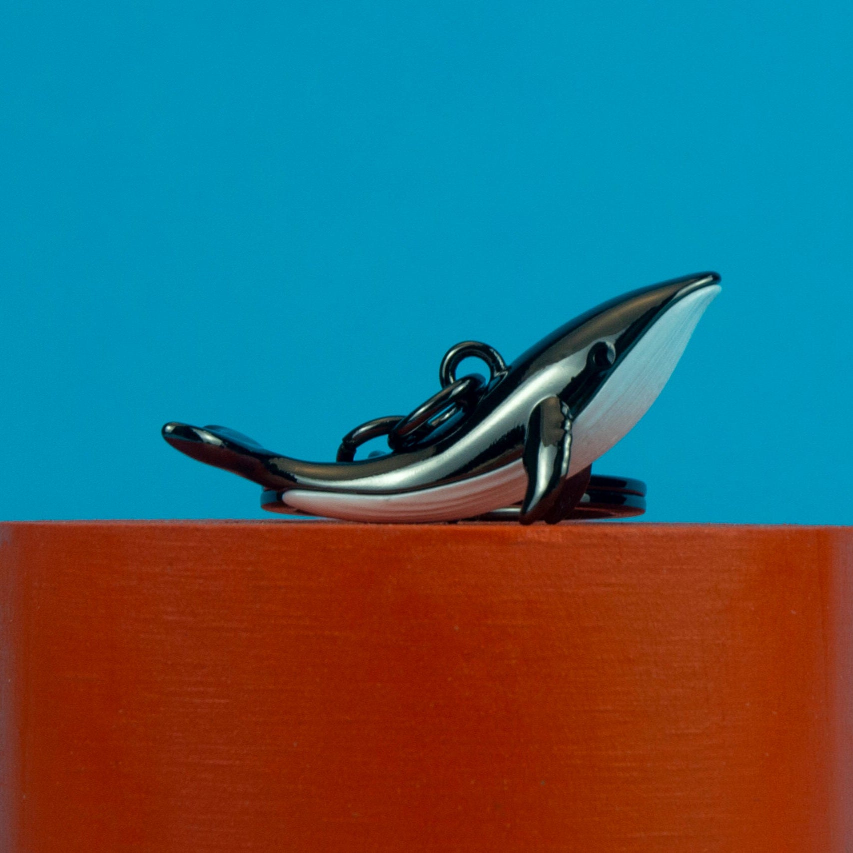 Whale Premium Metal Keyring