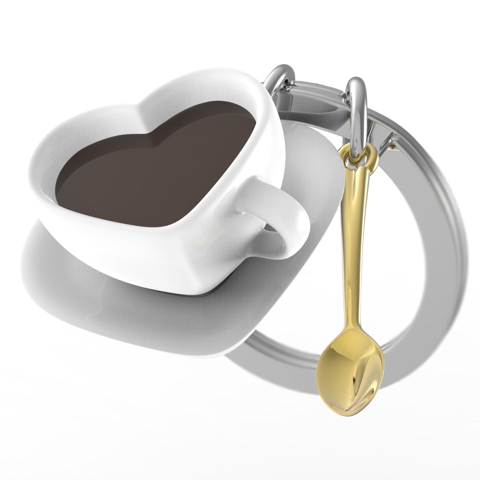 Coffee Lover's Premium Keyring