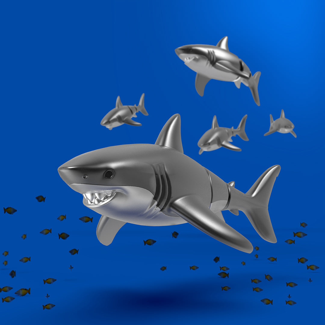 Shark Premium Metal Keyring