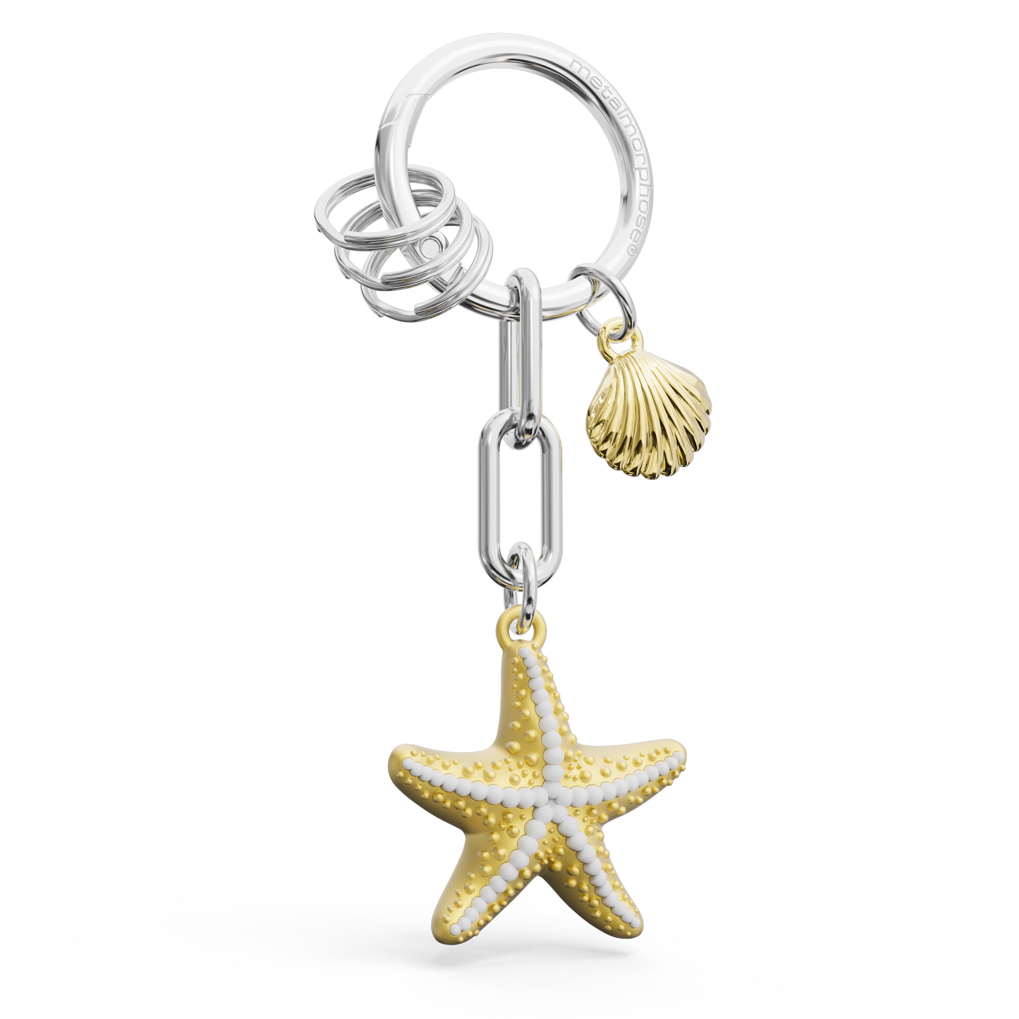 Starfish Premium Metal Keyring