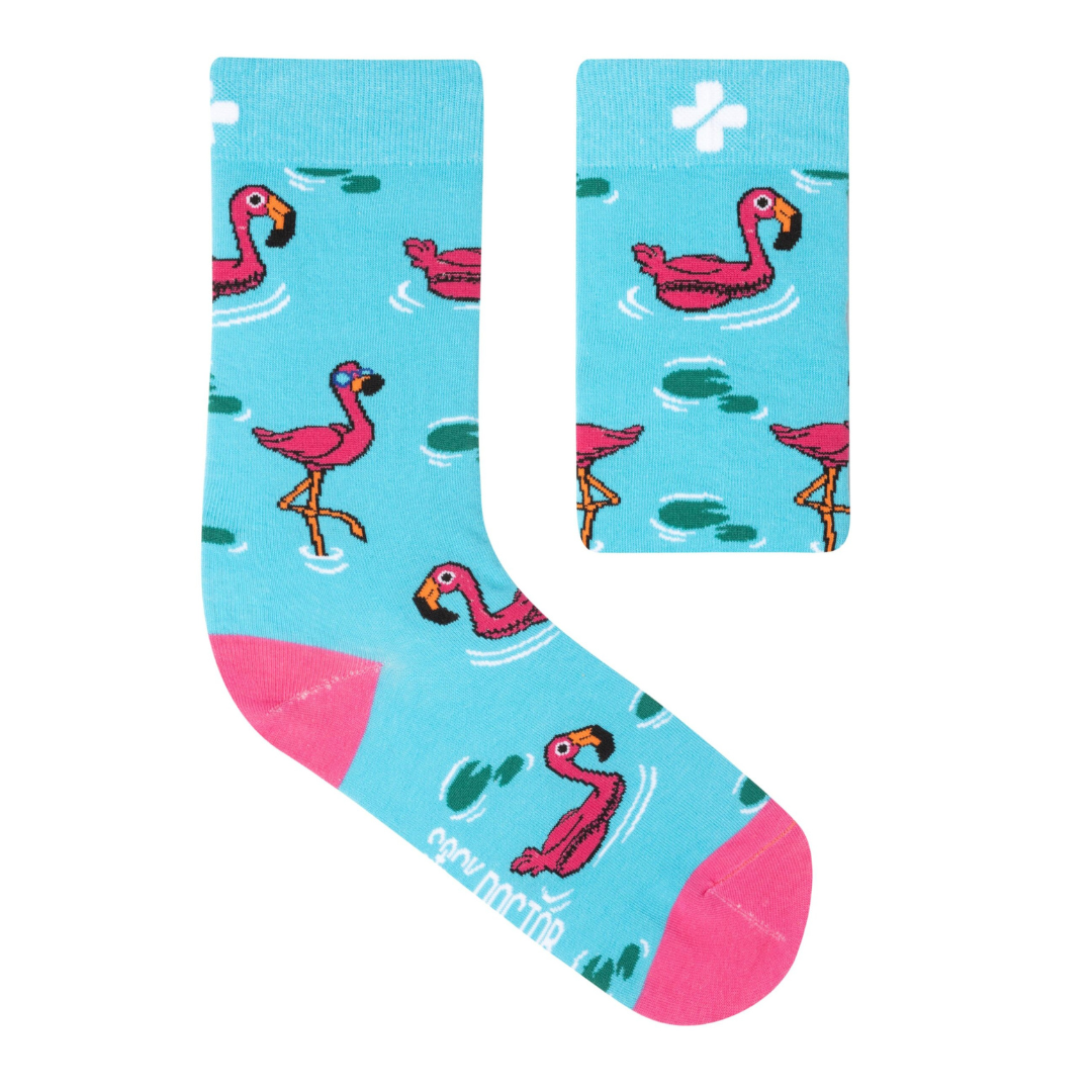 Men's "Mr Pink" Flamingo Socks