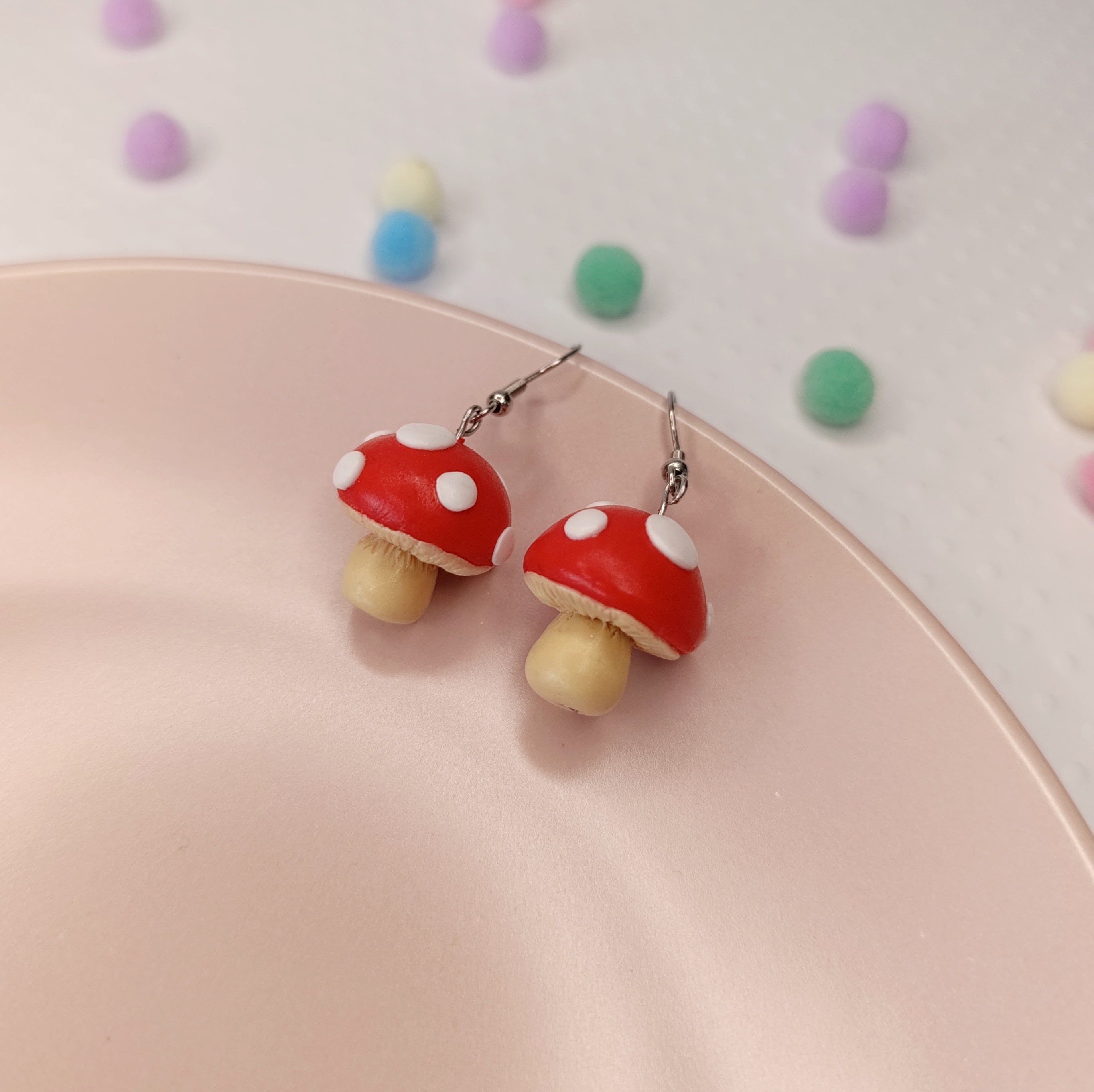 Mushroom Dangle Earrings