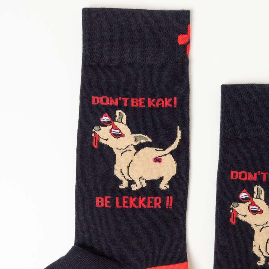 Men's "Don't Be Kak" Lekker Socks