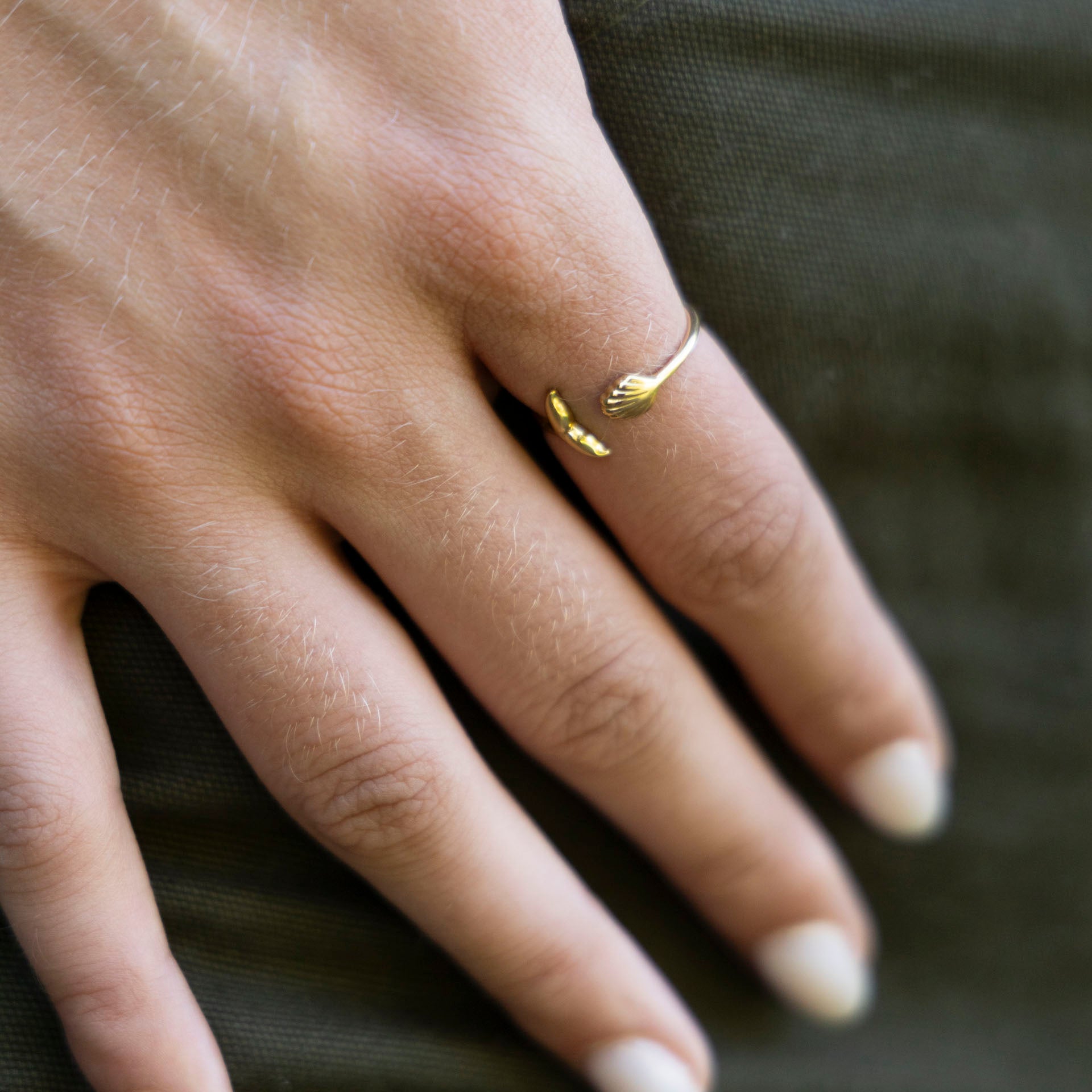 Sea-renity Ring (gold-dipped)
