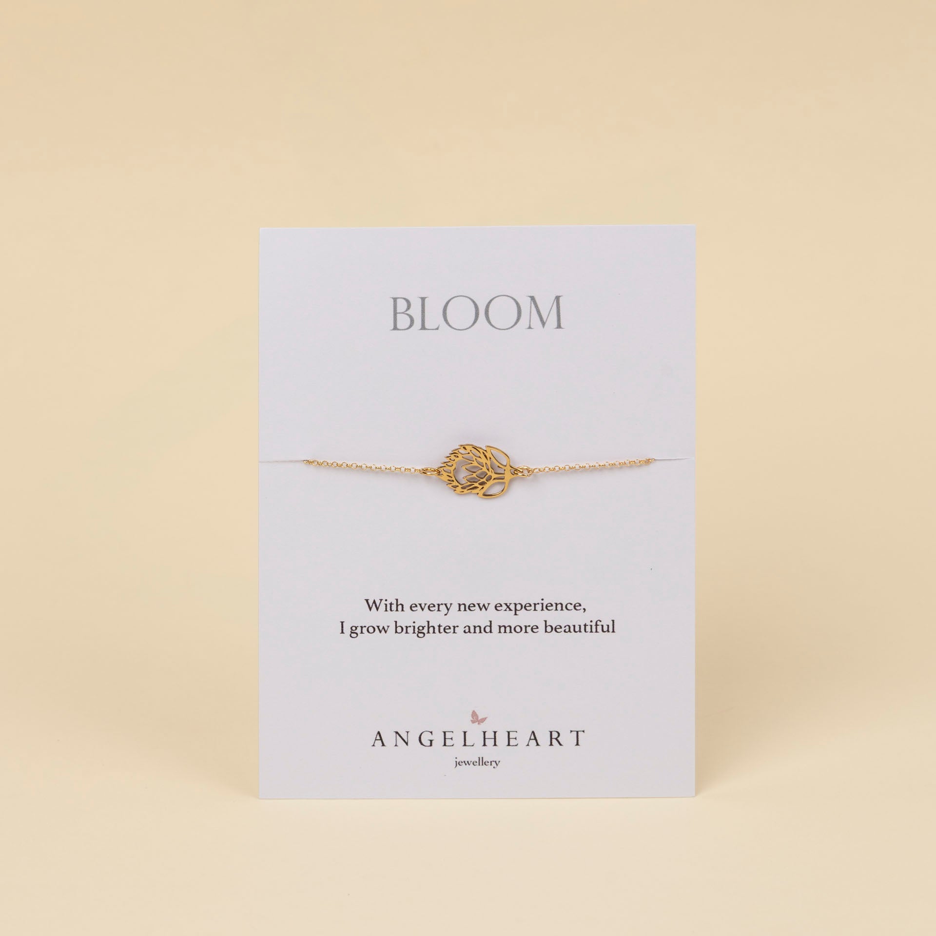 Open Protea Bracelet (sterling silver or gold-dipped)