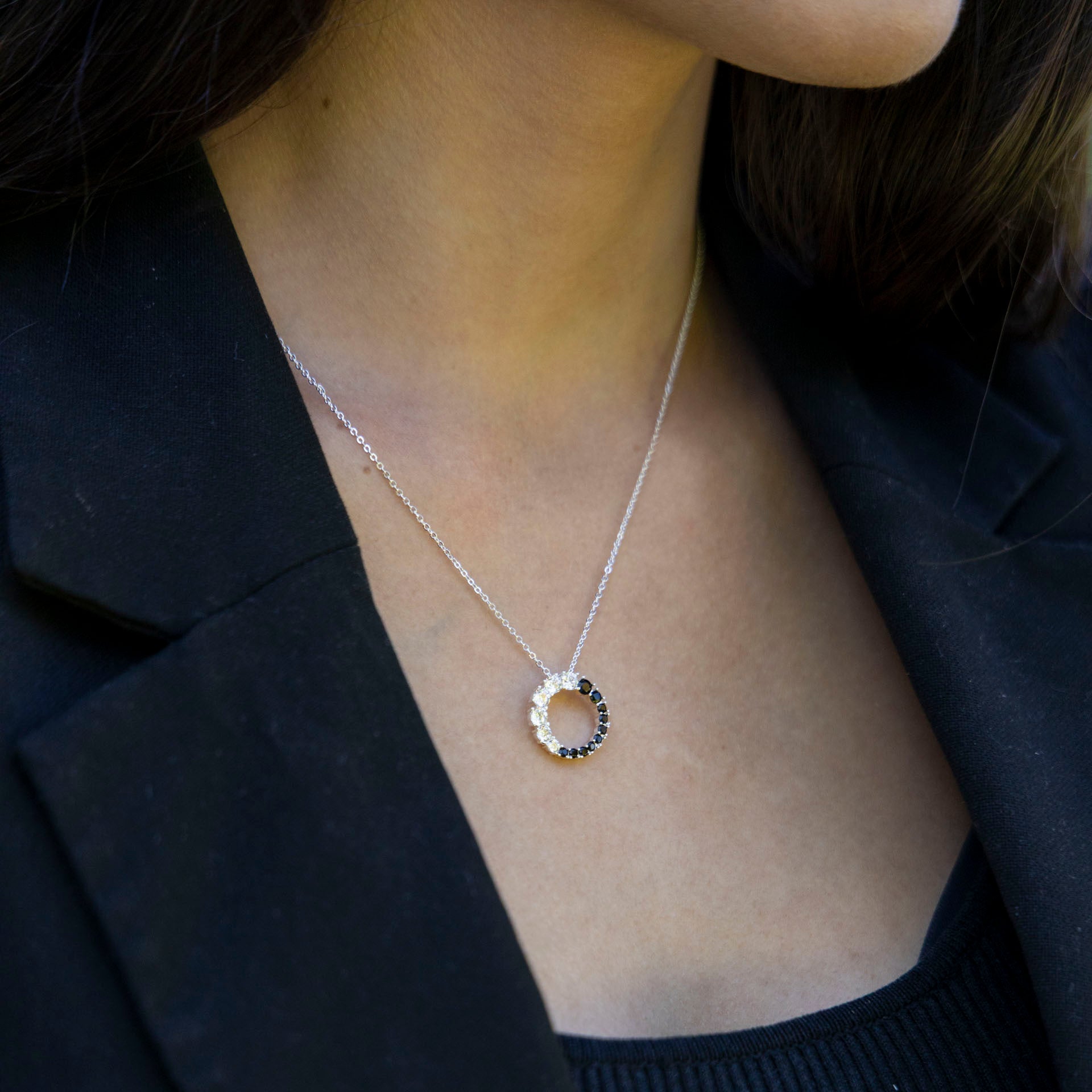 Eclipse Duo Sparkle Necklace